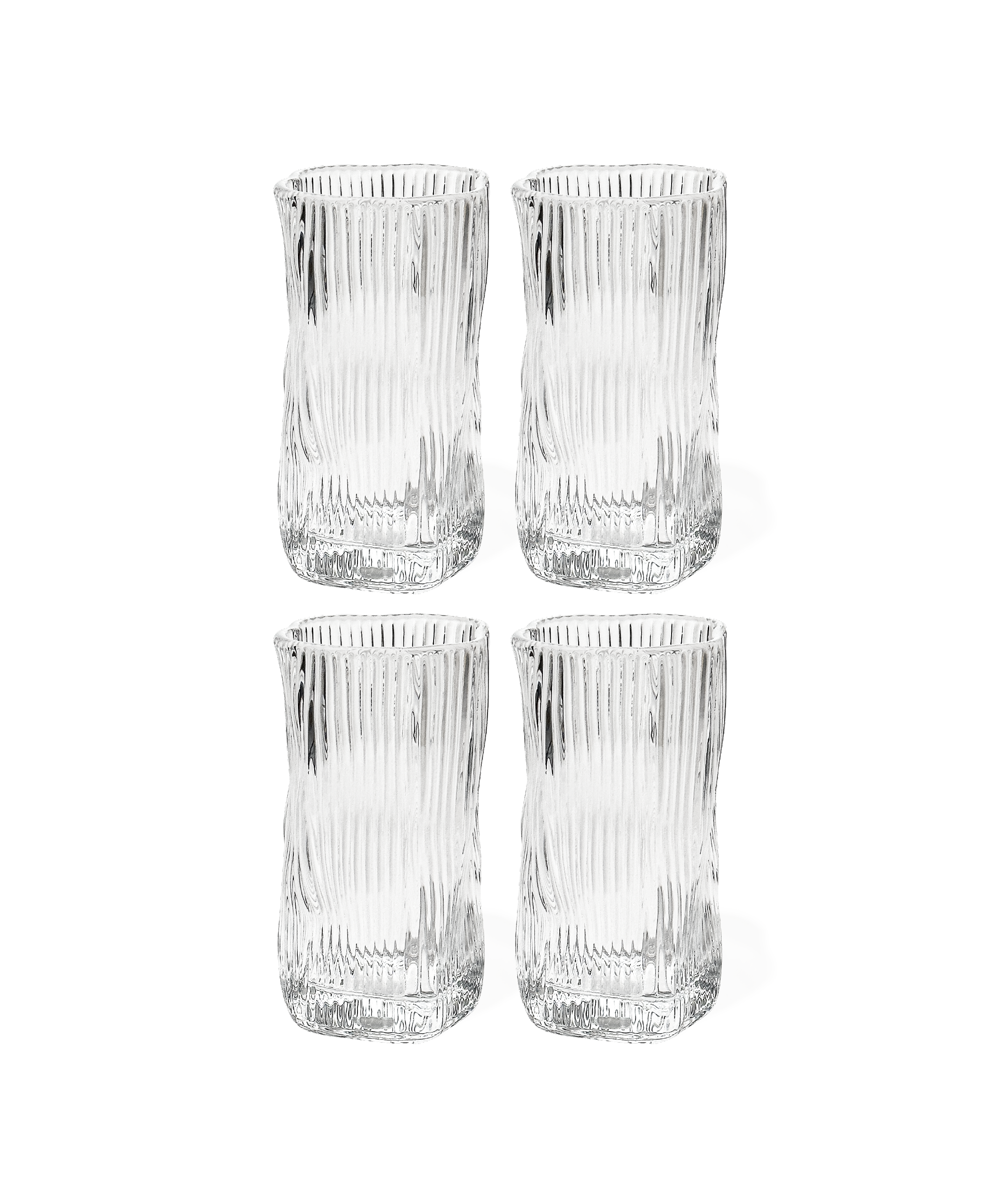 Geriffeltes organisches Glas | Alaska