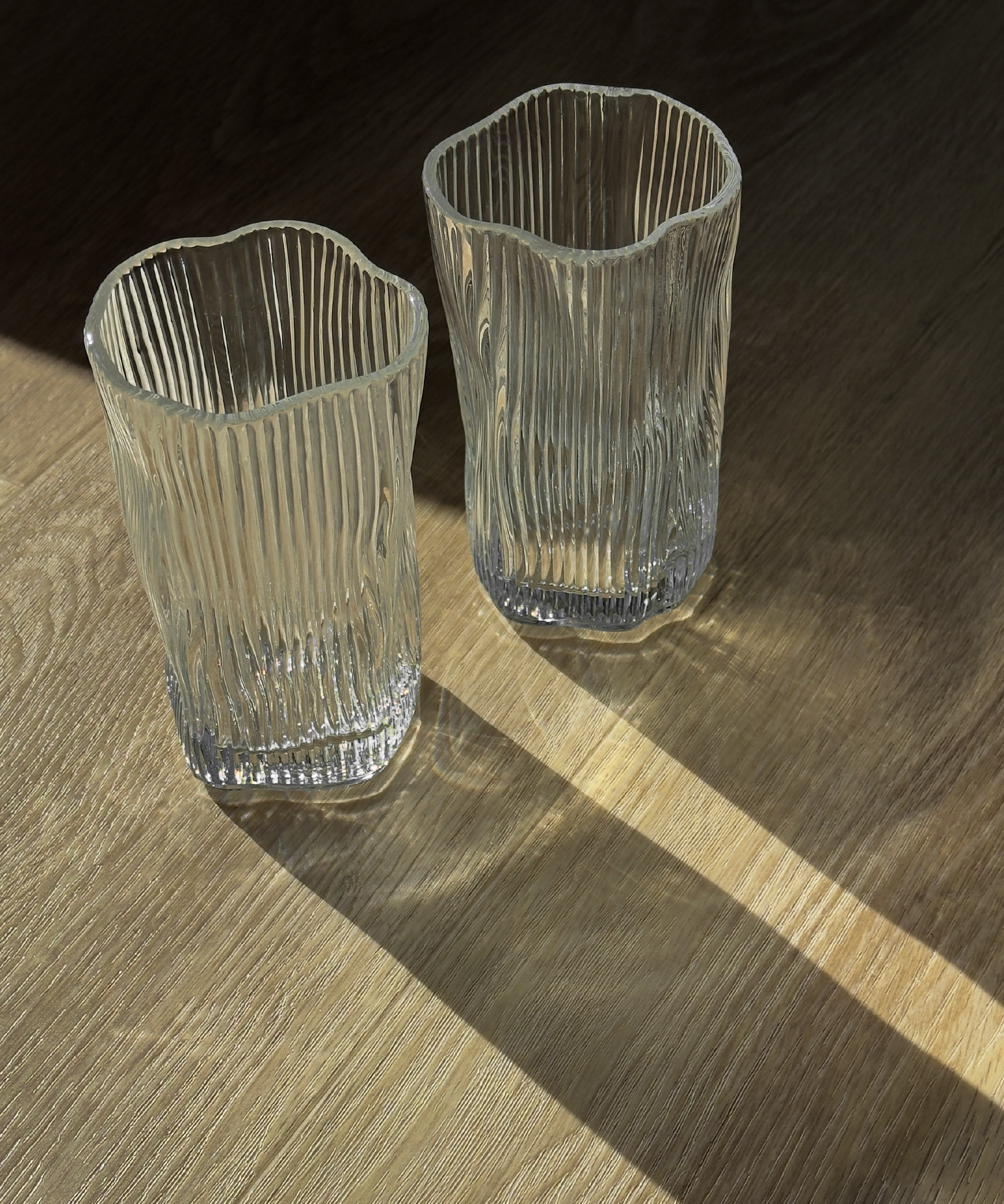 Geriffeltes organisches Glas | Alaska
