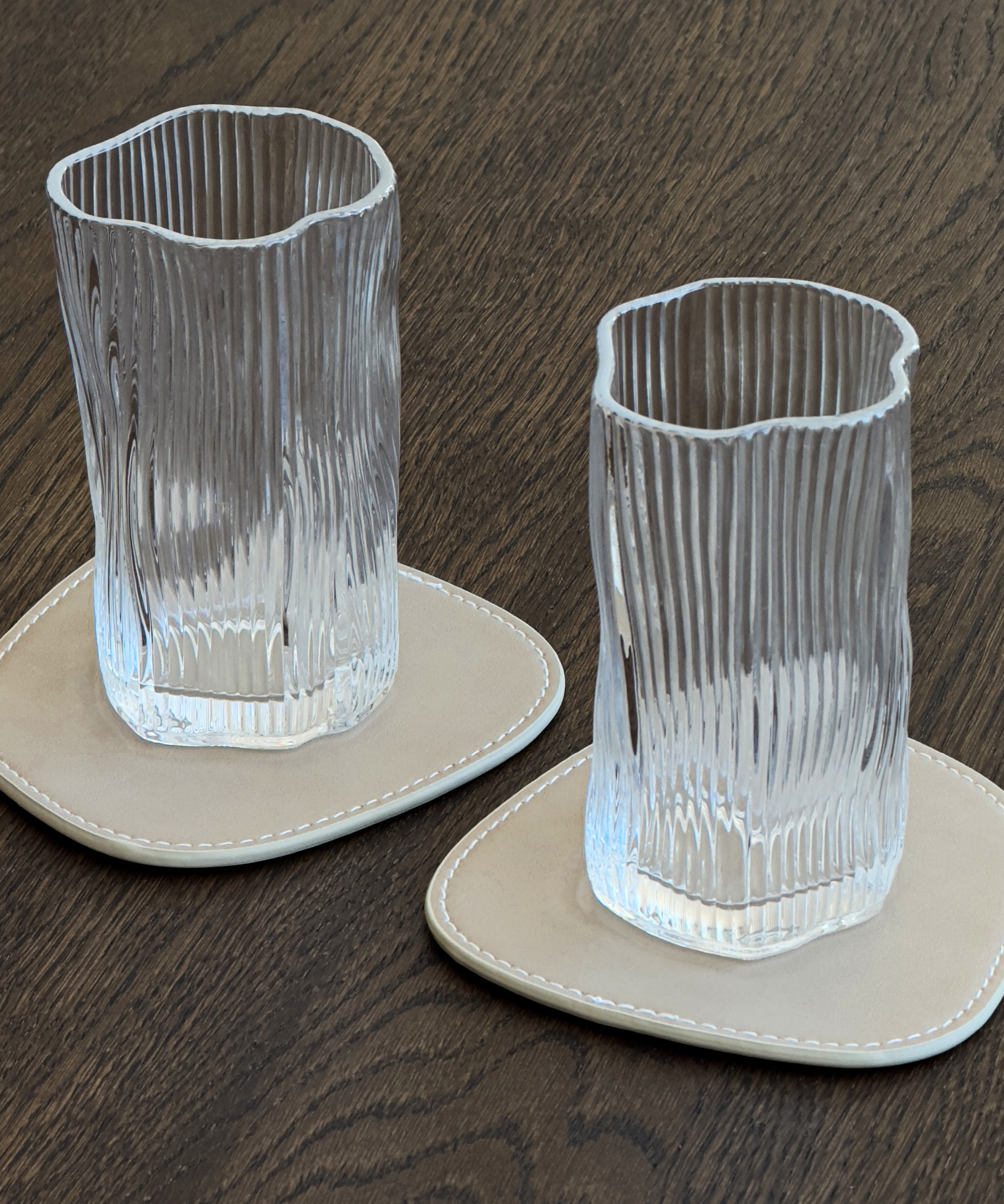 Geriffeltes organisches Glas | Alaska