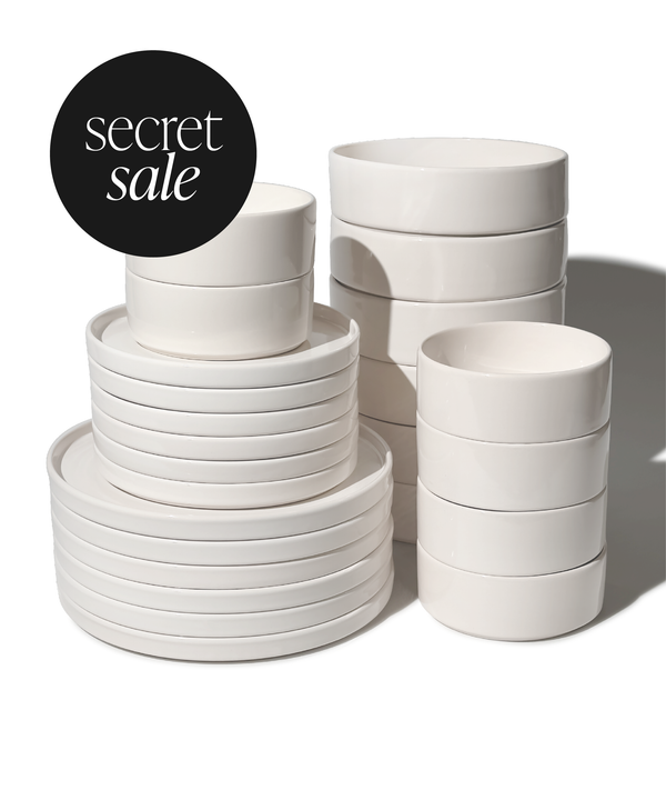 Nia Geschirrset Cremeweiß | Secret Sale