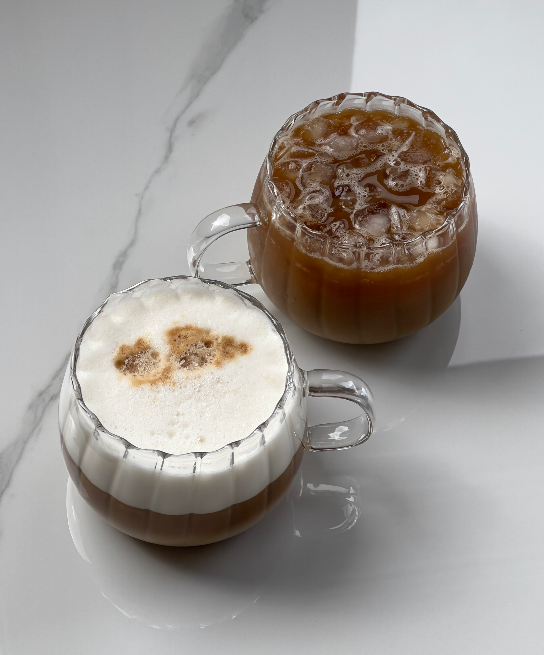 Glastasse Streifen-Design | Norway