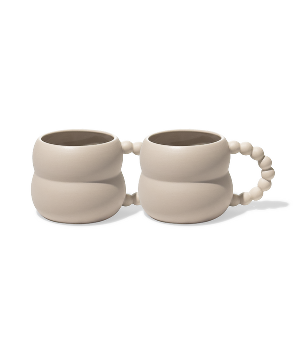 Keramiktasse Perlenhenkel Beige | Chloé