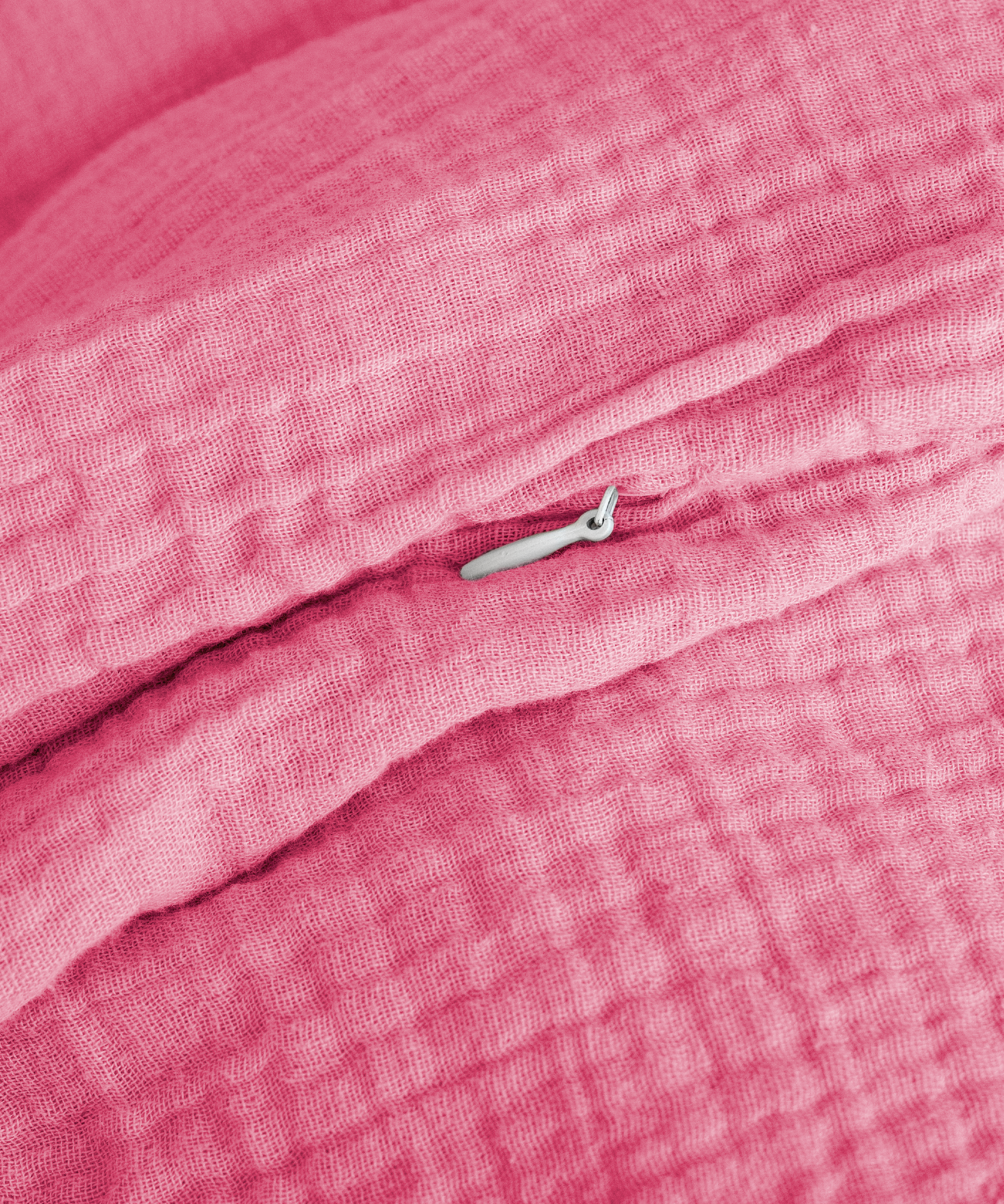 Pinke Musselin Einzelbettwäsche | Haven