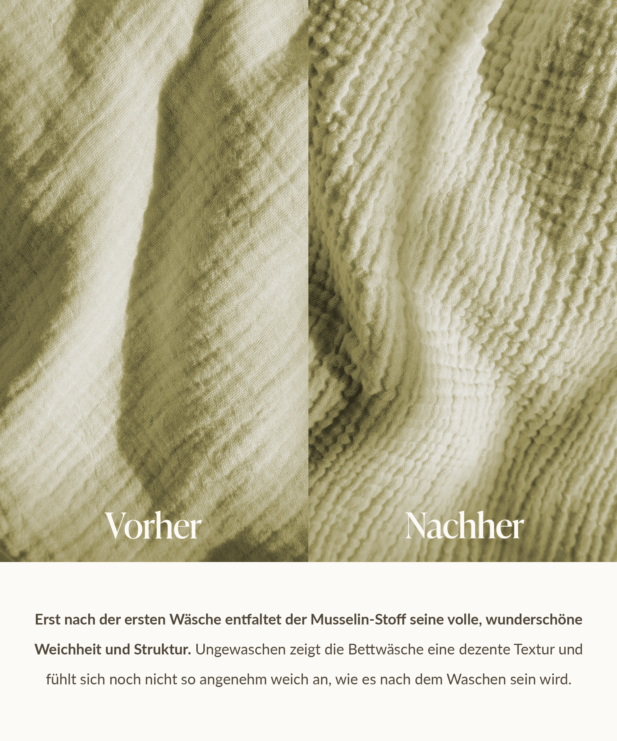 Mintgrüne Musselin Einzelbettwäsche | Haven