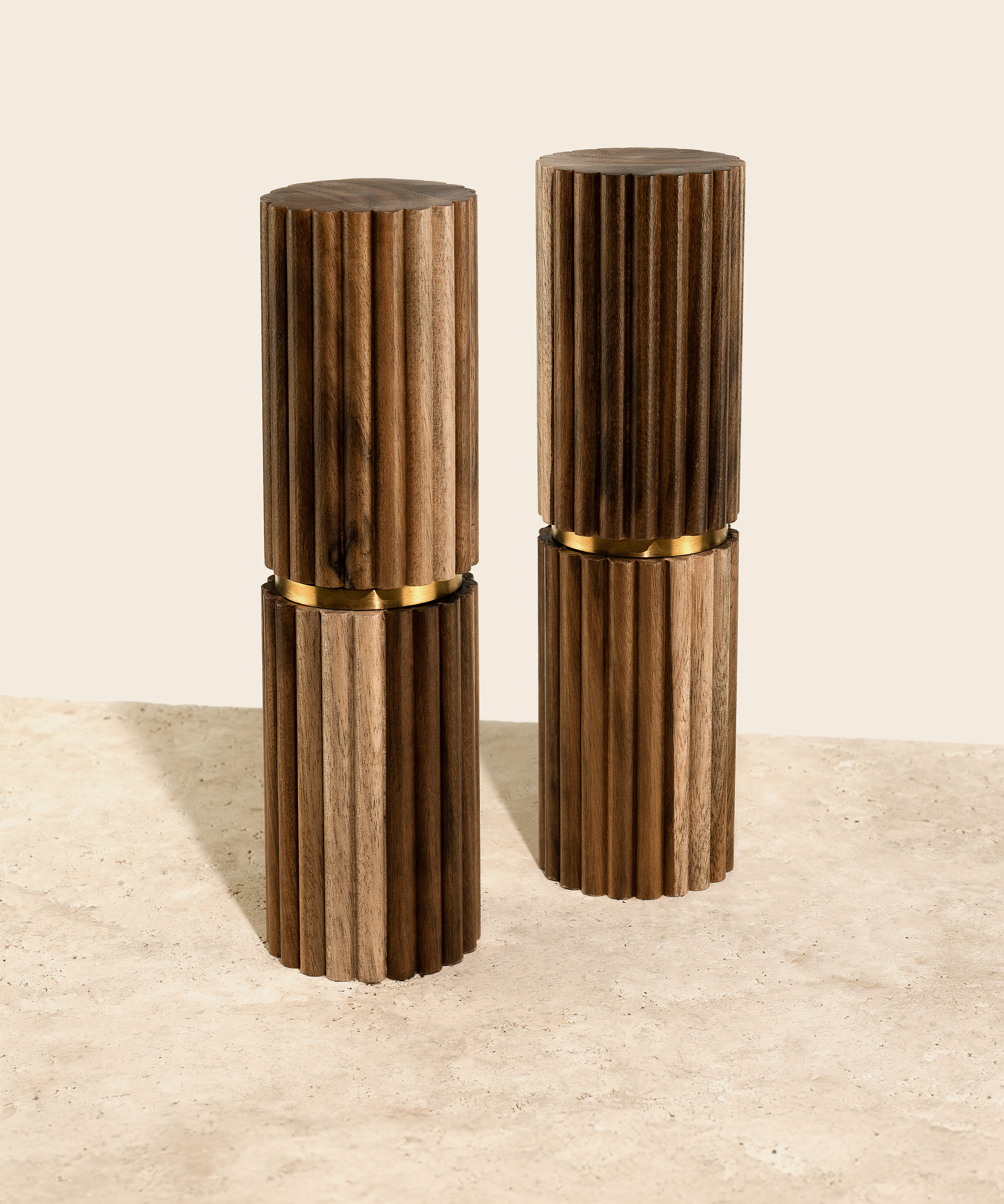 Salz- und Pfeffermühle Rillen-Design | Marlo