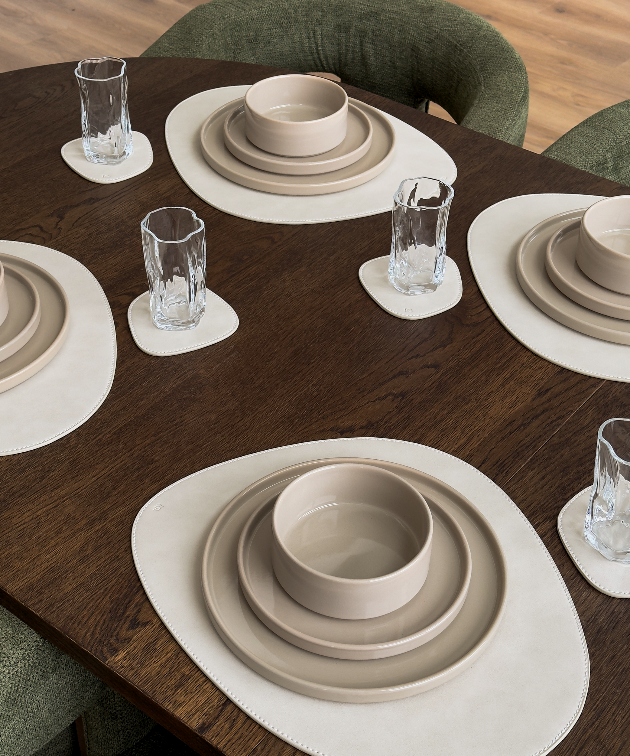 Geschirrset Taupe | Nia