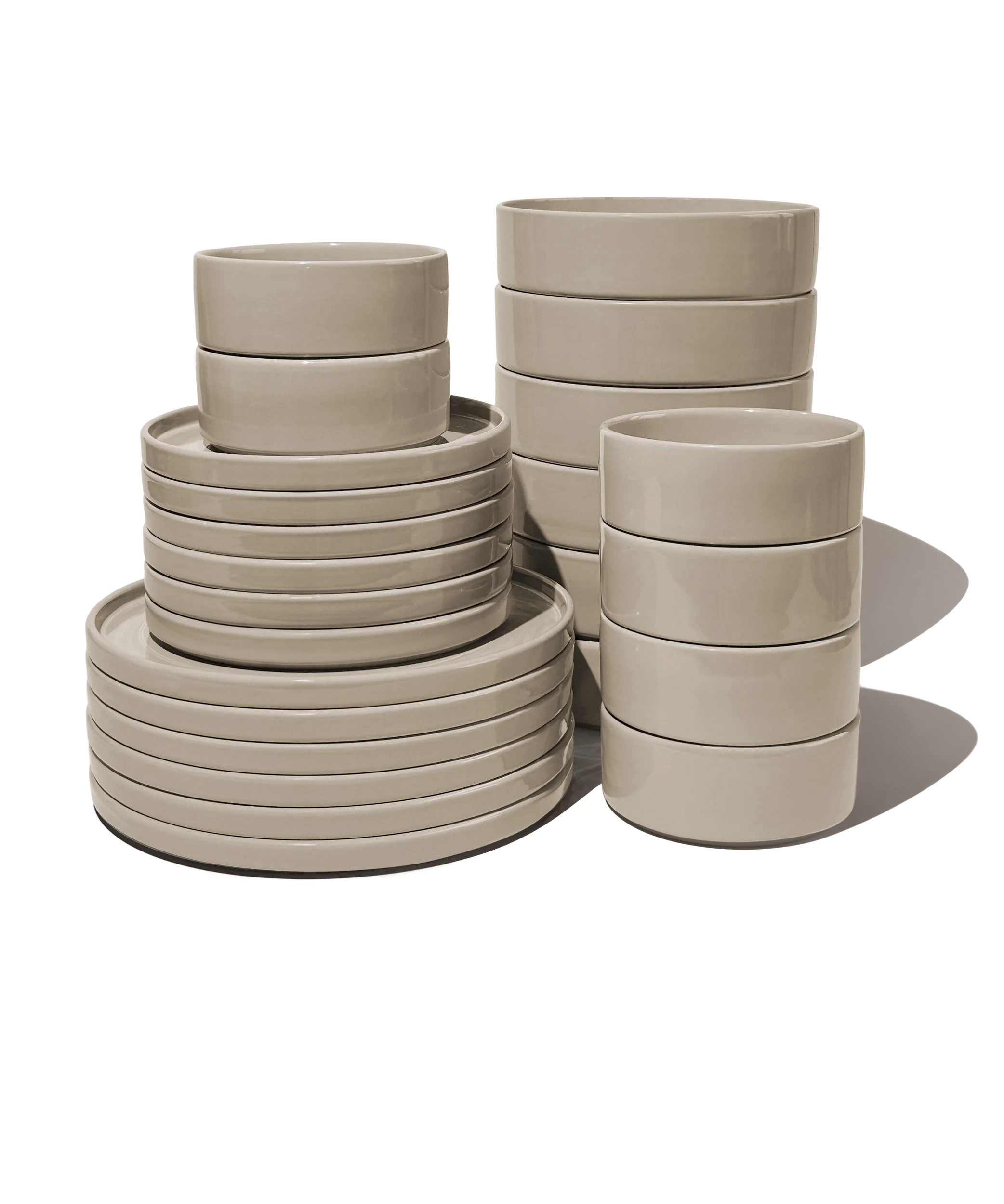 Geschirrset Taupe | Nia