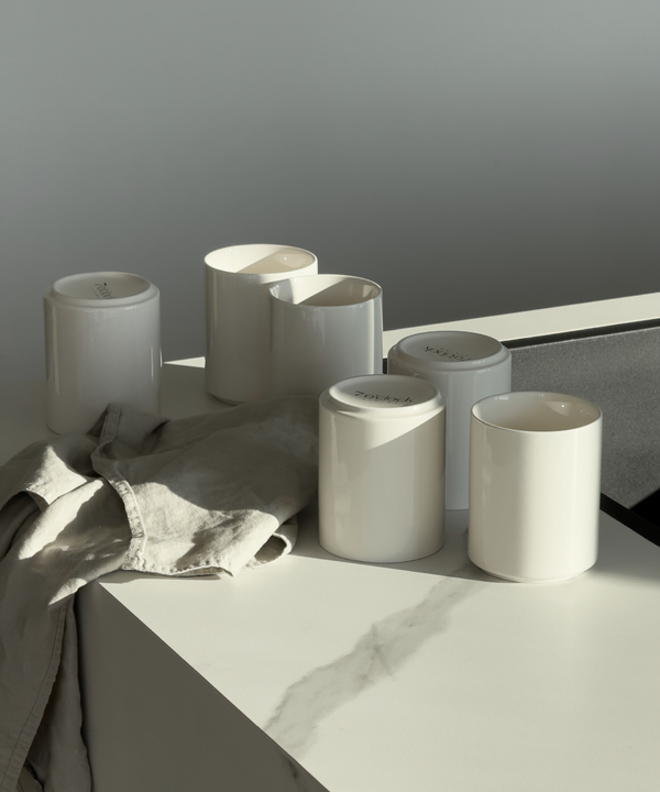 Tassen 6er Set in Cremeweiß | Nia