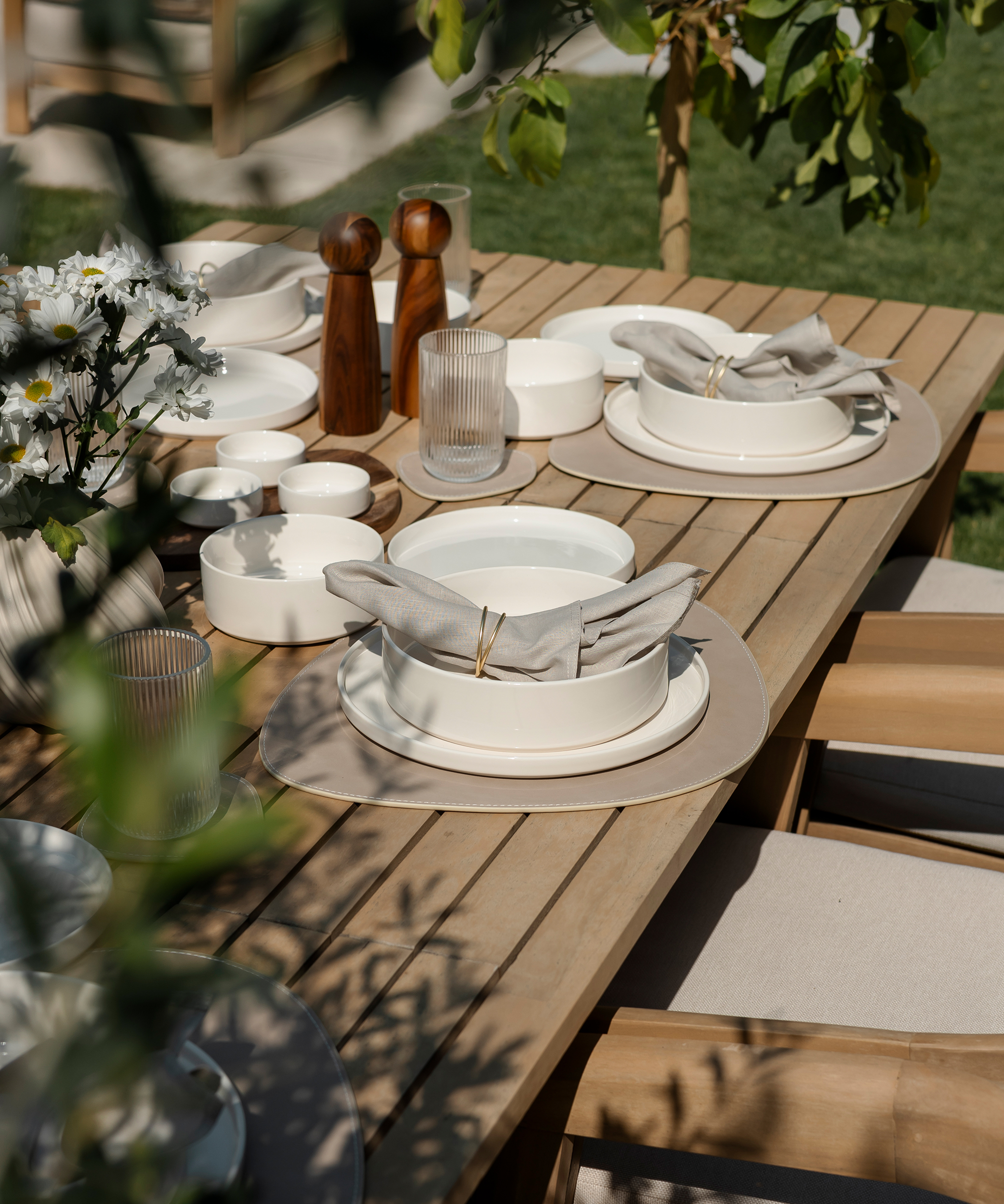 Beige Servietten 6er Set | Kyla