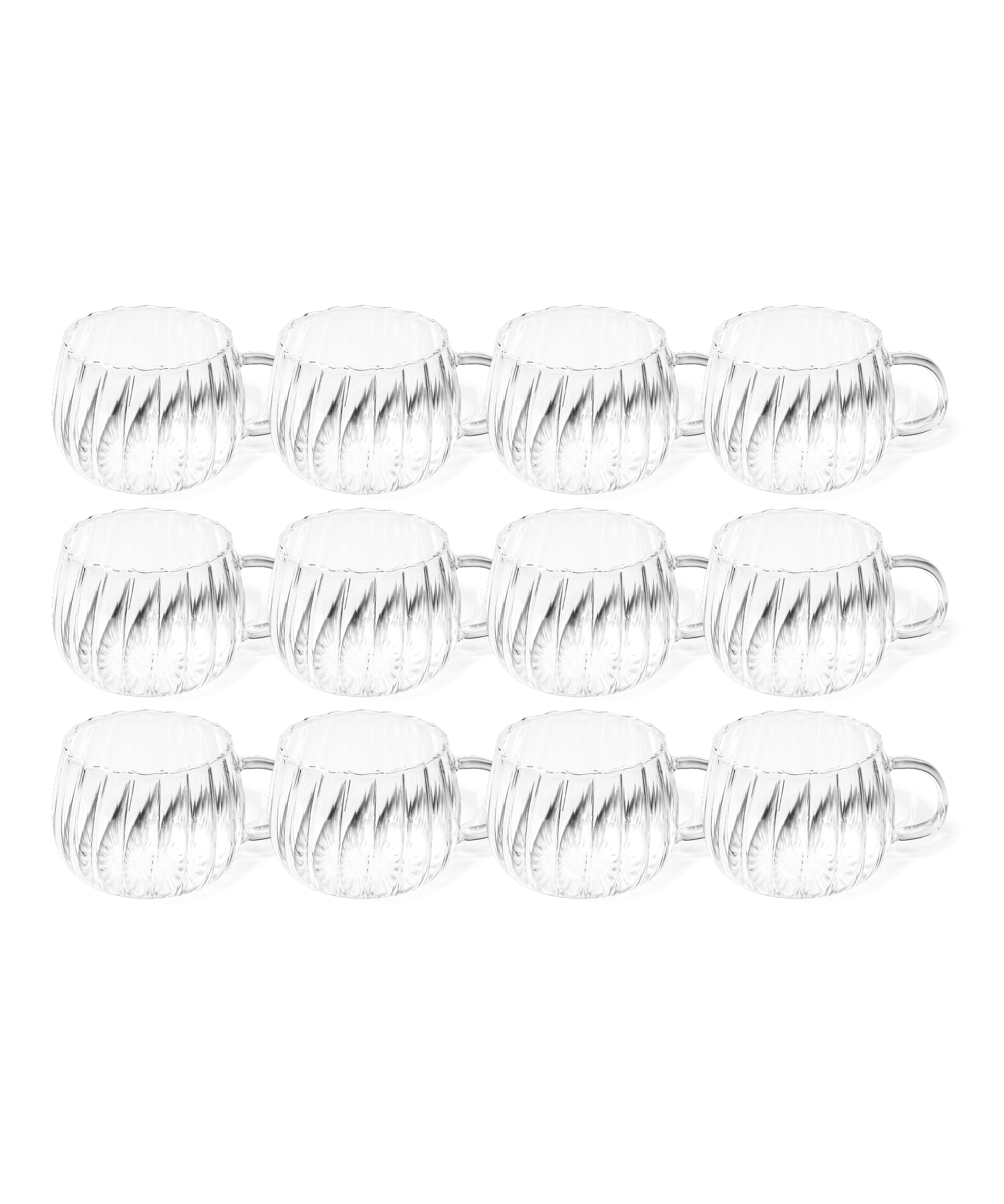 Glastasse Streifen-Design | Norway
