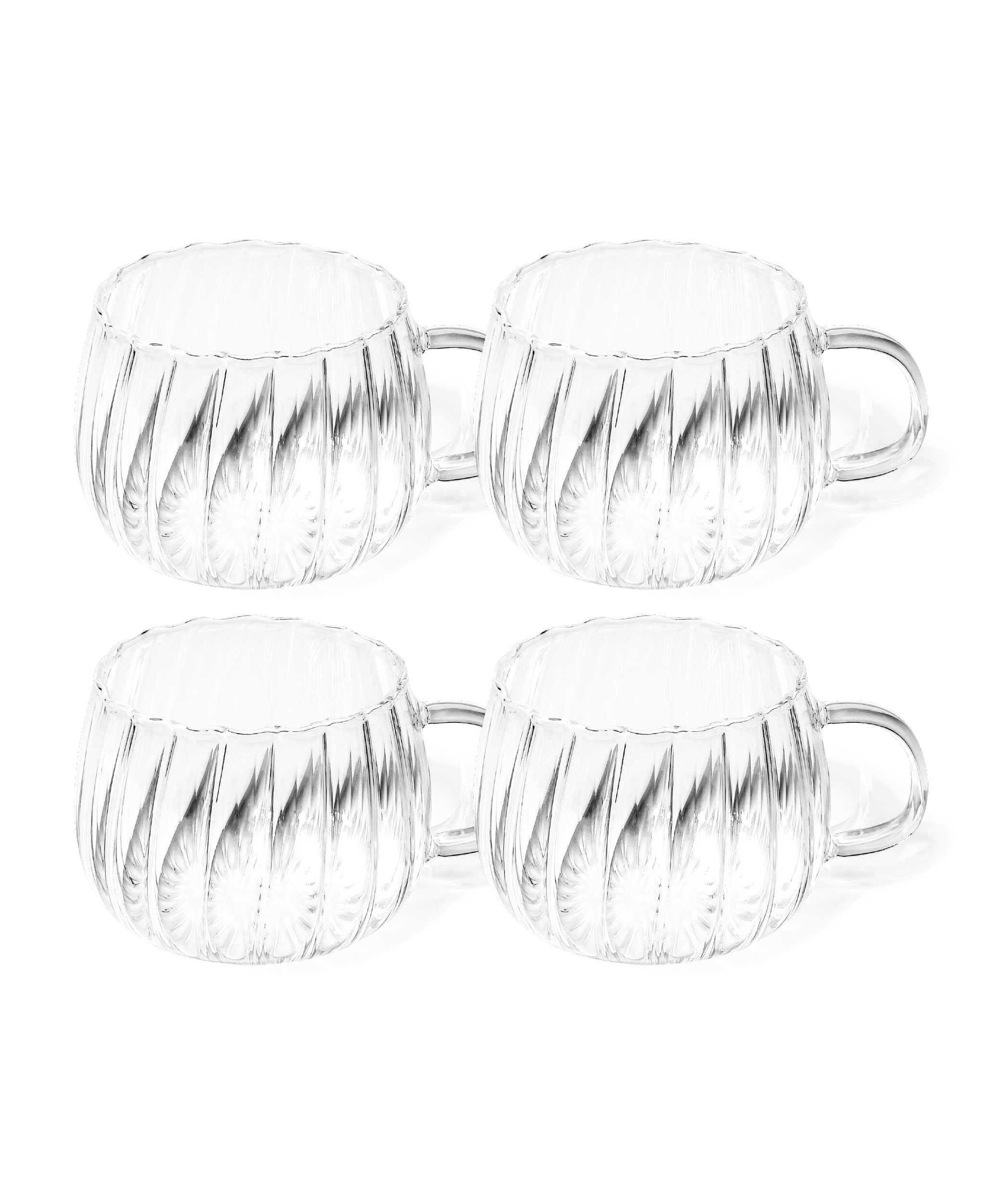 Glastasse Streifen-Design | Norway
