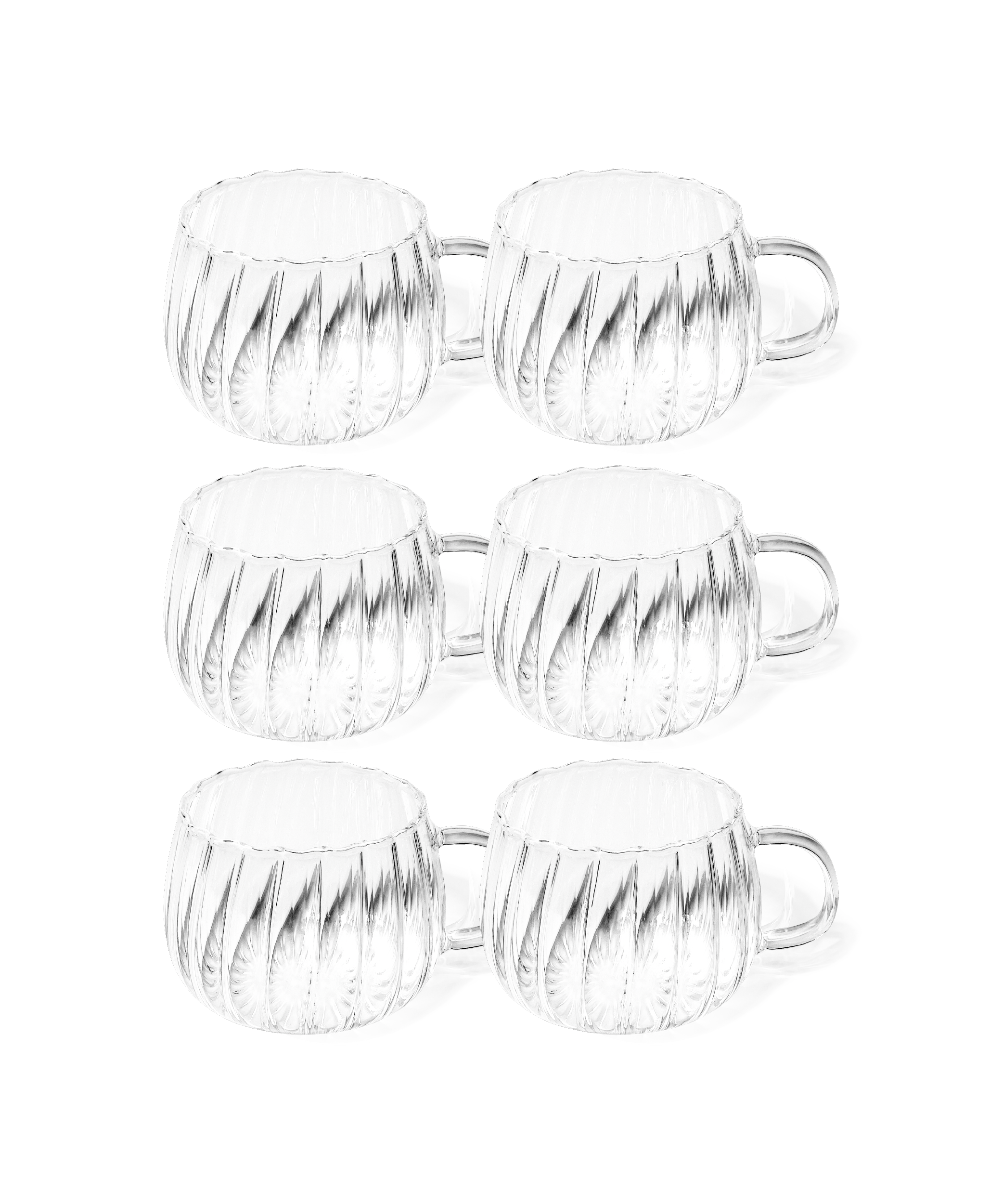 Glastasse Streifen-Design | Norway
