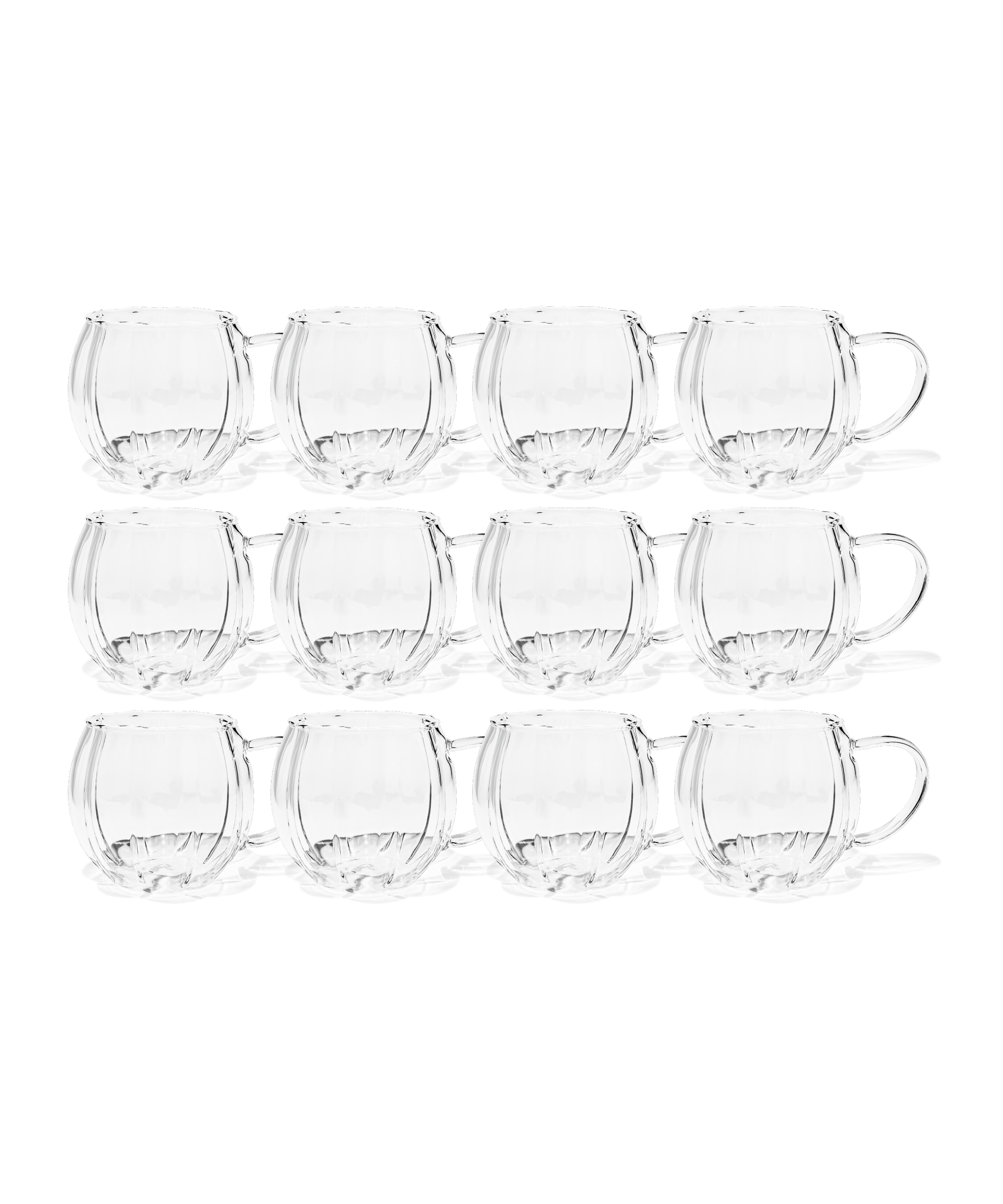 Glastasse Streifen-Design | Oslo