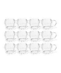 Glastasse Streifen-Design | Oslo