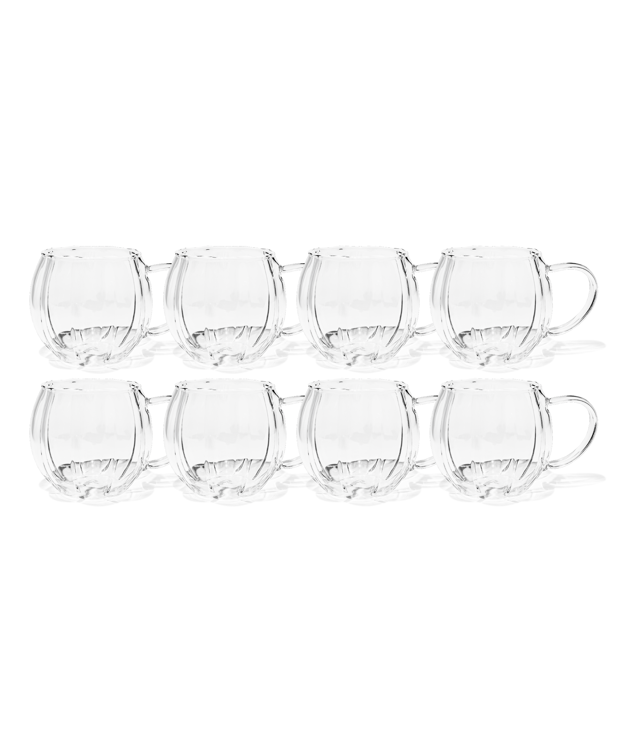 Glastasse Streifen-Design | Oslo