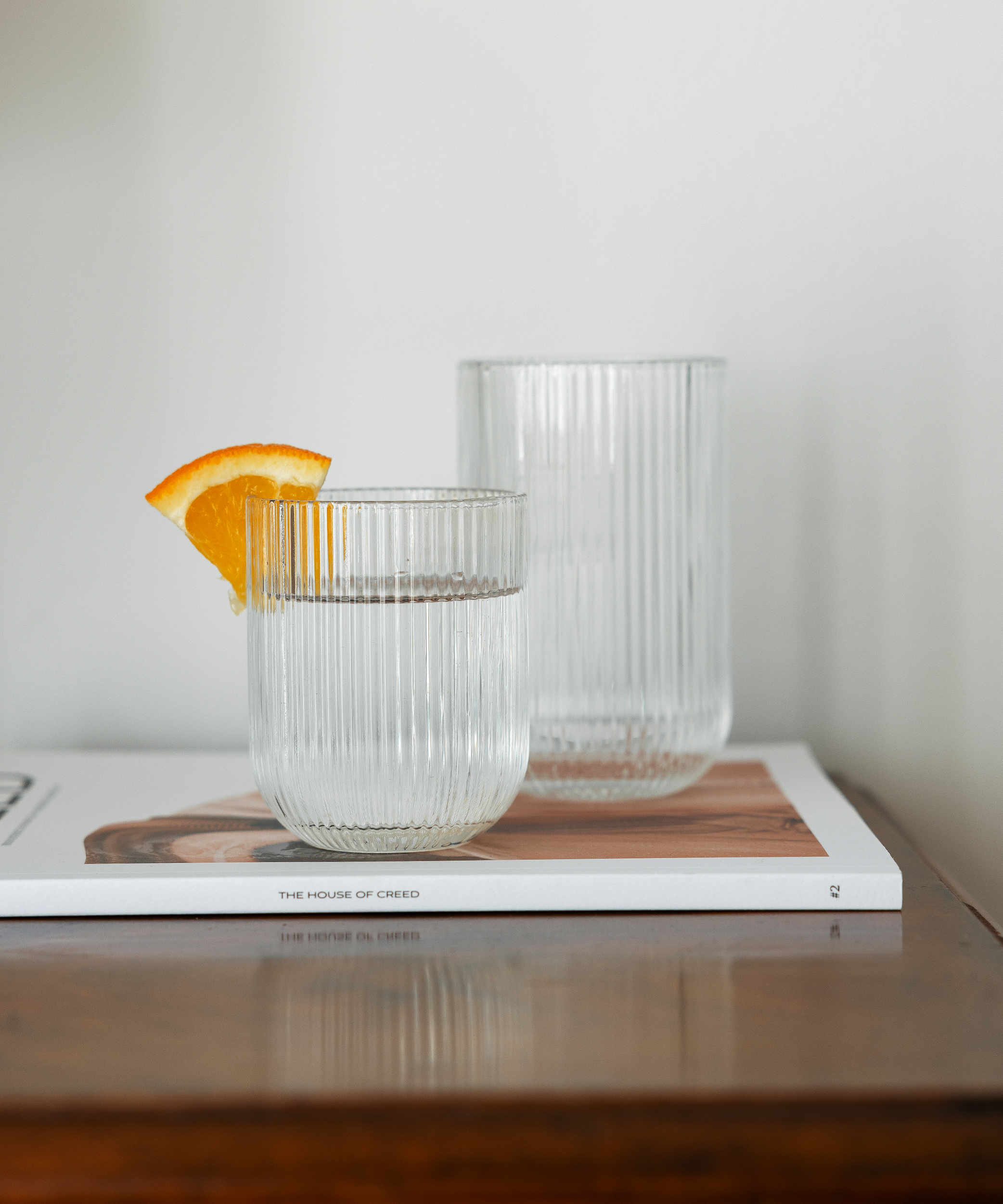 Geriffeltes großes Glas | Paris