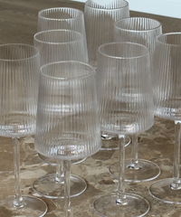 Paris geriffeltes Weinglas | Secret Sale