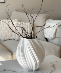 Flora Keramik Vase in Weiß | Secret Sale