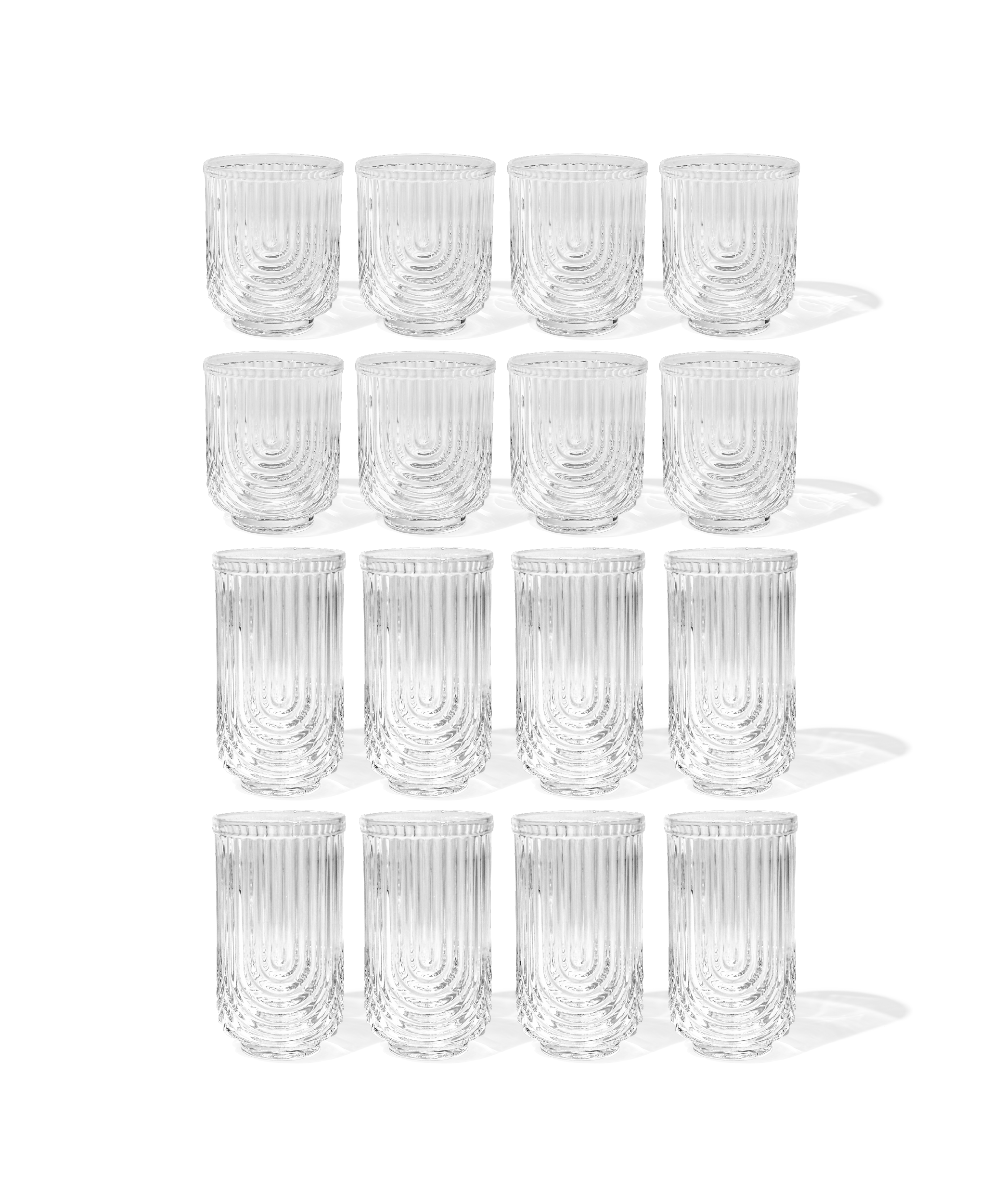 Gläser-Set Bogen-Design | Rom