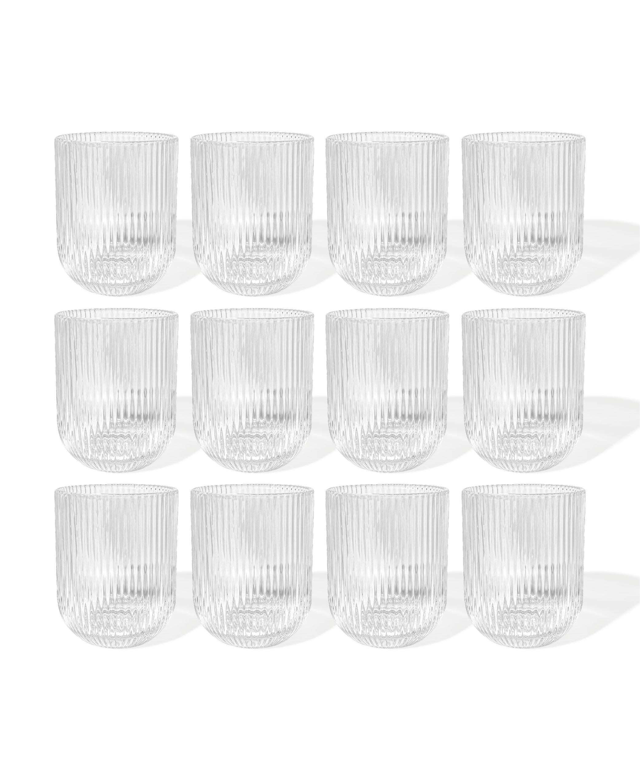 Geriffeltes kleines Glas | Paris