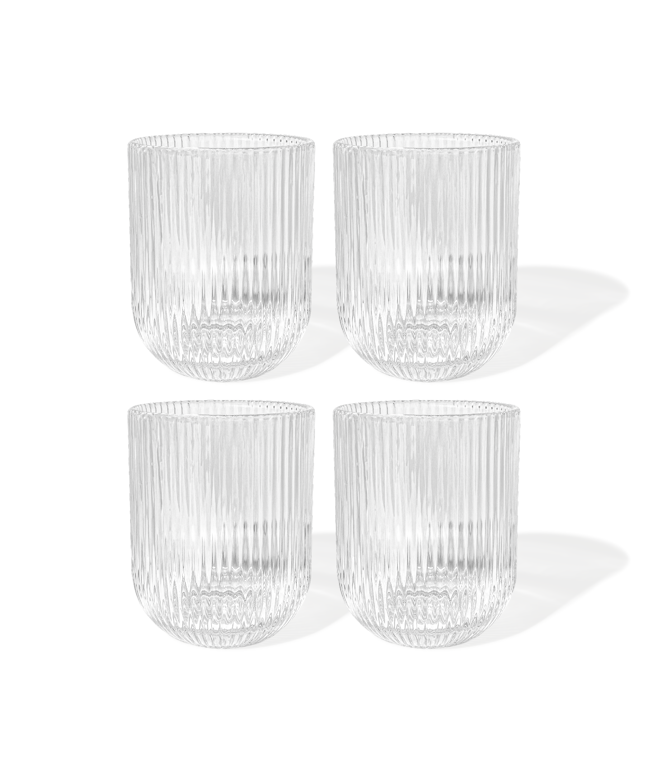 Geriffeltes kleines Glas | Paris