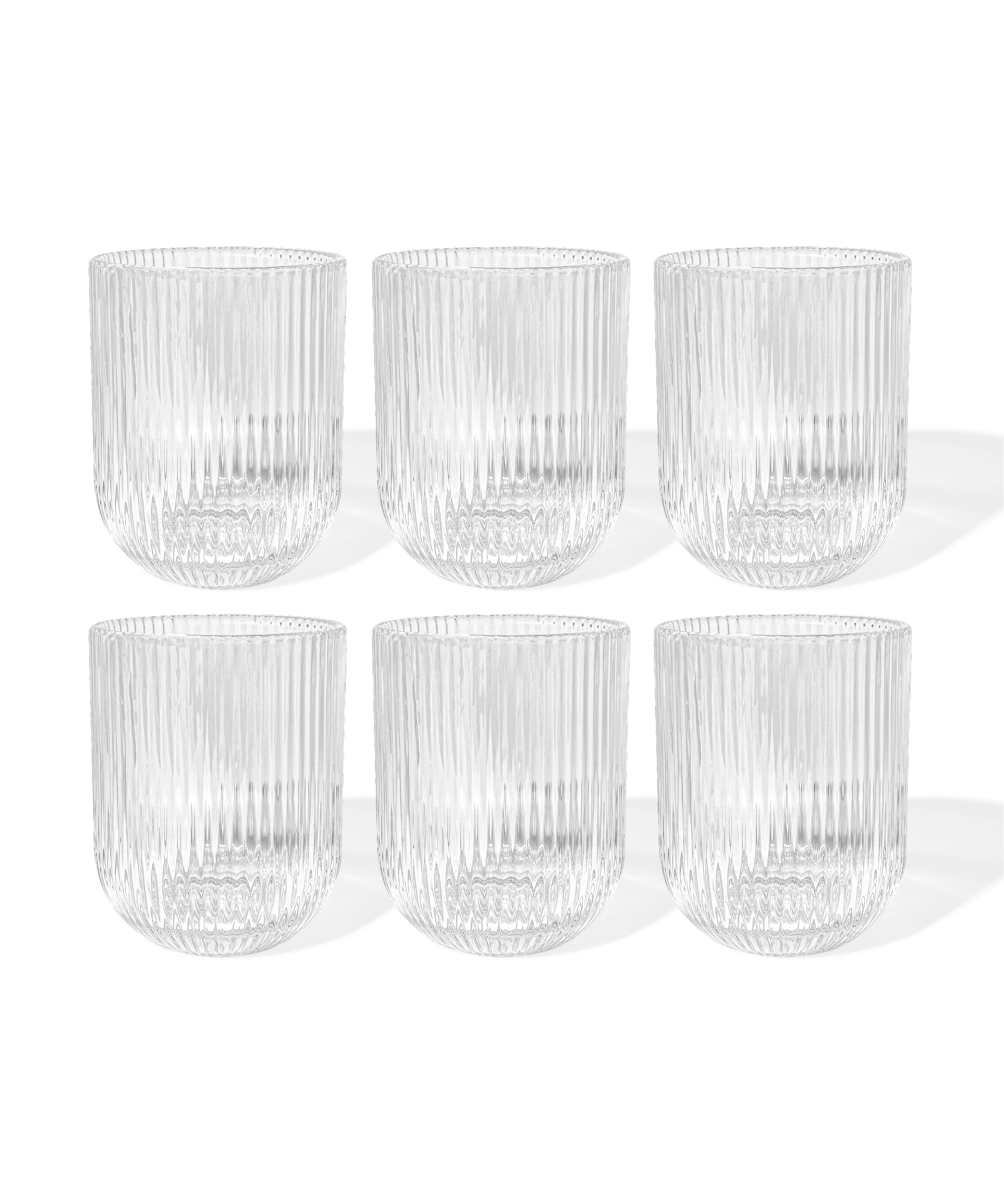 Geriffeltes kleines Glas | Paris