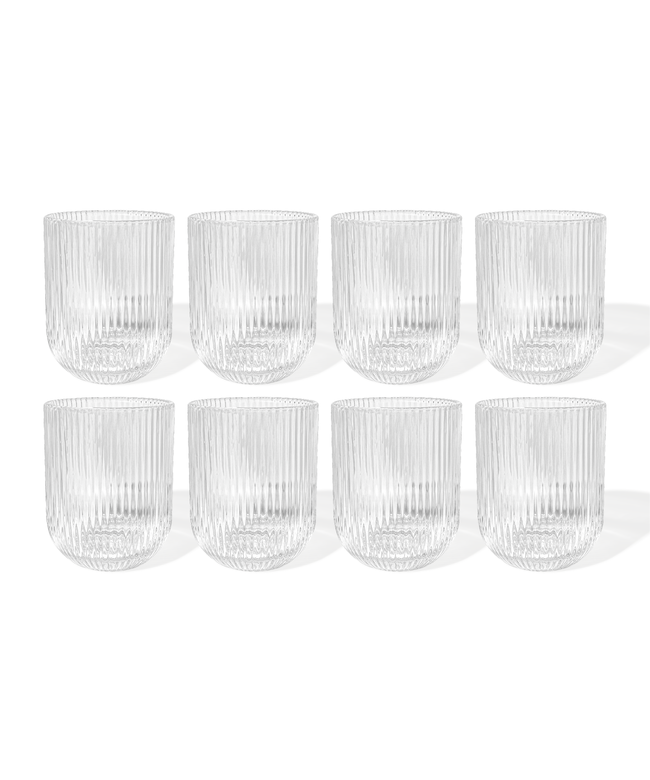 Geriffeltes kleines Glas | Paris
