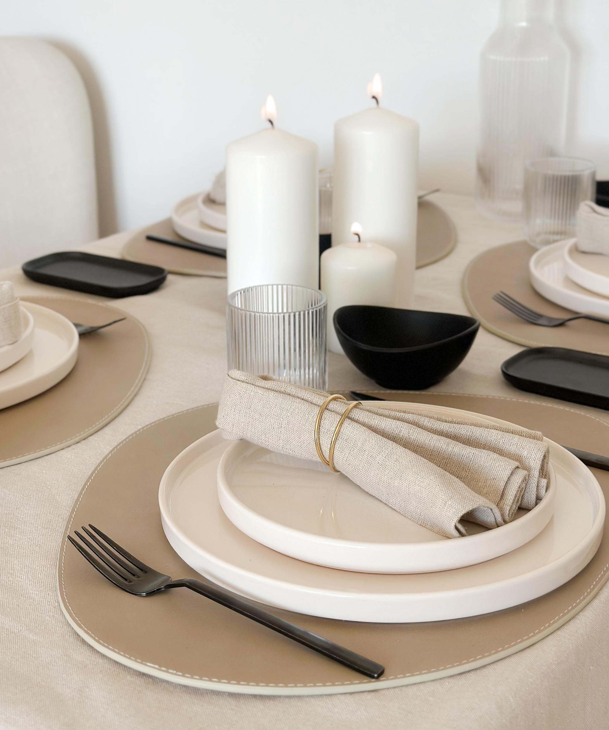Serviettenringe Gold 6er Set | Rina