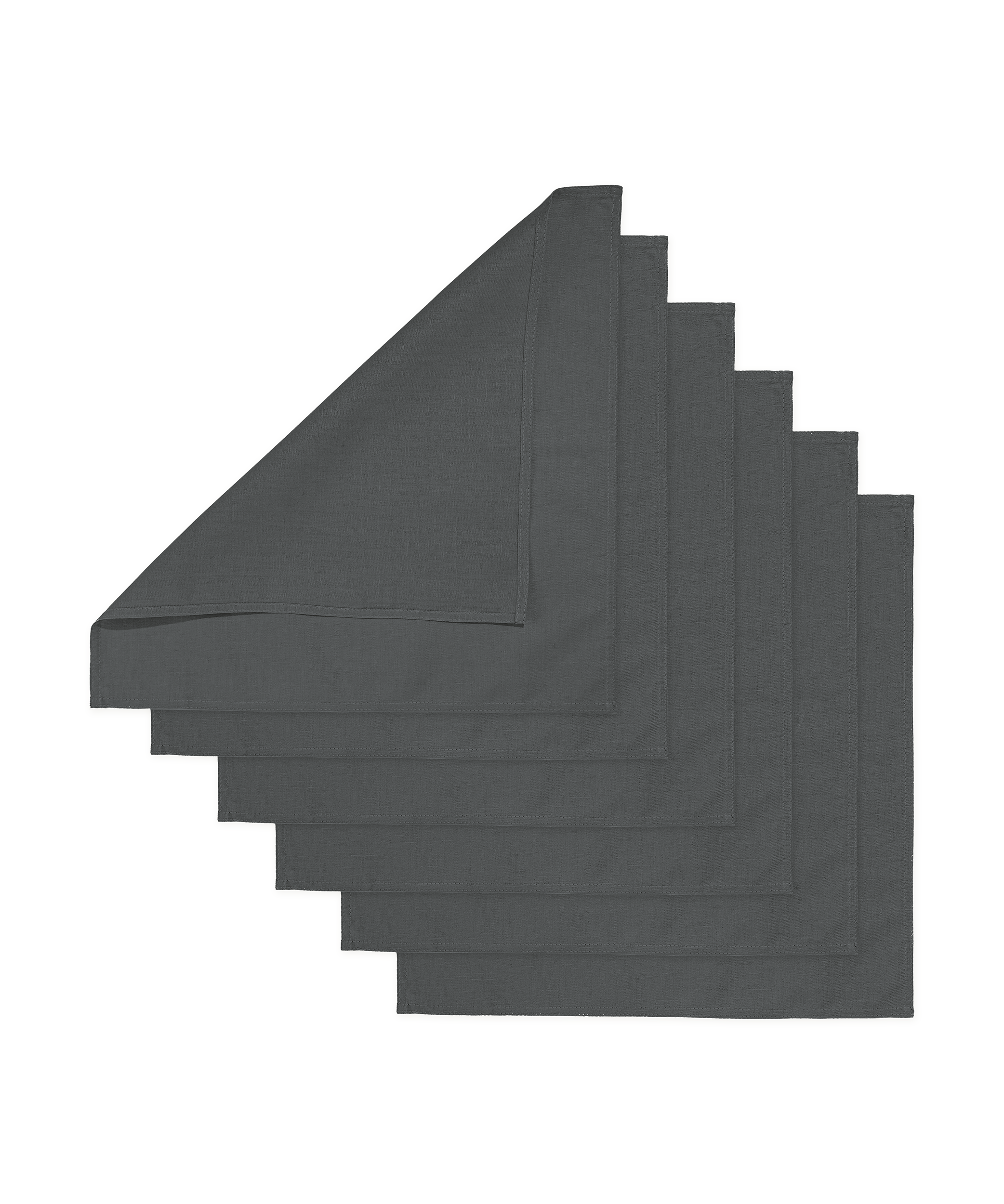 Graue Servietten 6er Set | Kyla
