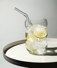 Glasstrohhalme Knick-Design 4er Set | Lani