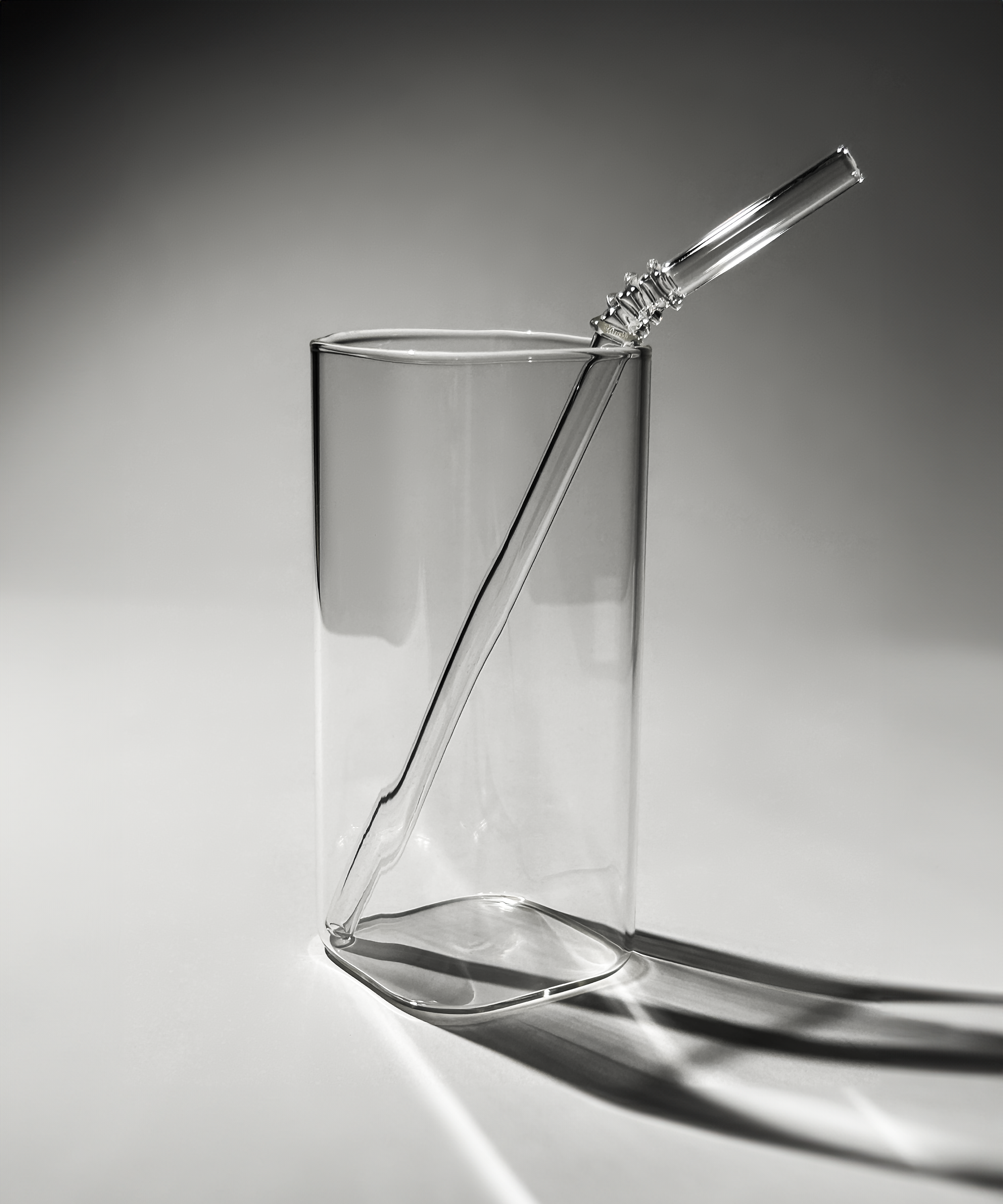 Glasstrohhalme Knick-Design 4er Set | Lani