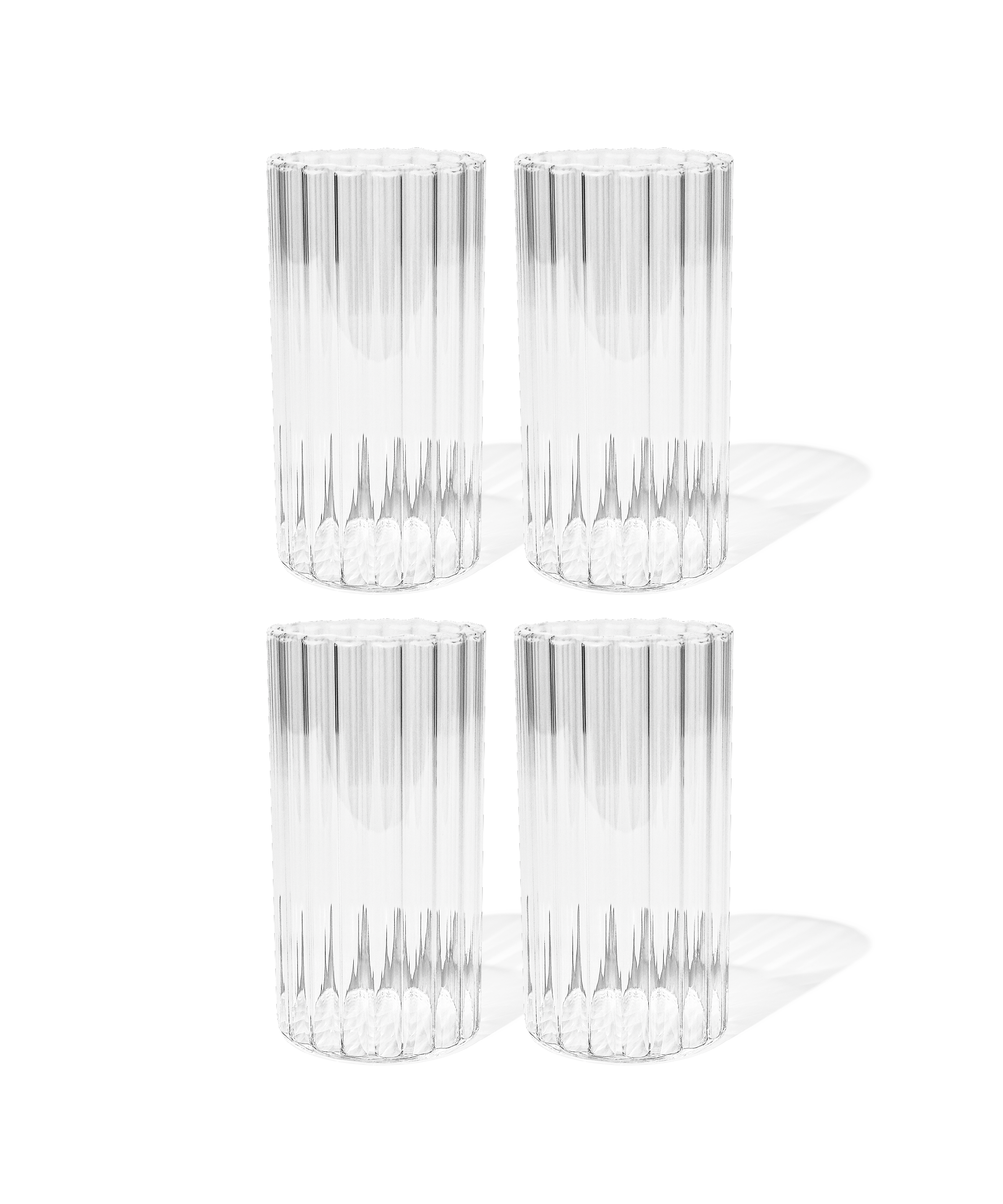 Großes Glas Streifen-Design | Norway