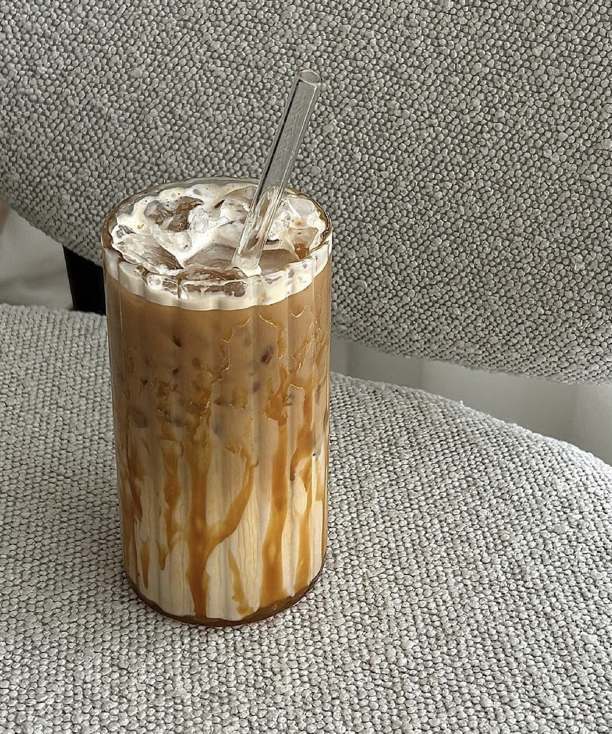 Großes Glas Streifen-Design | Norway