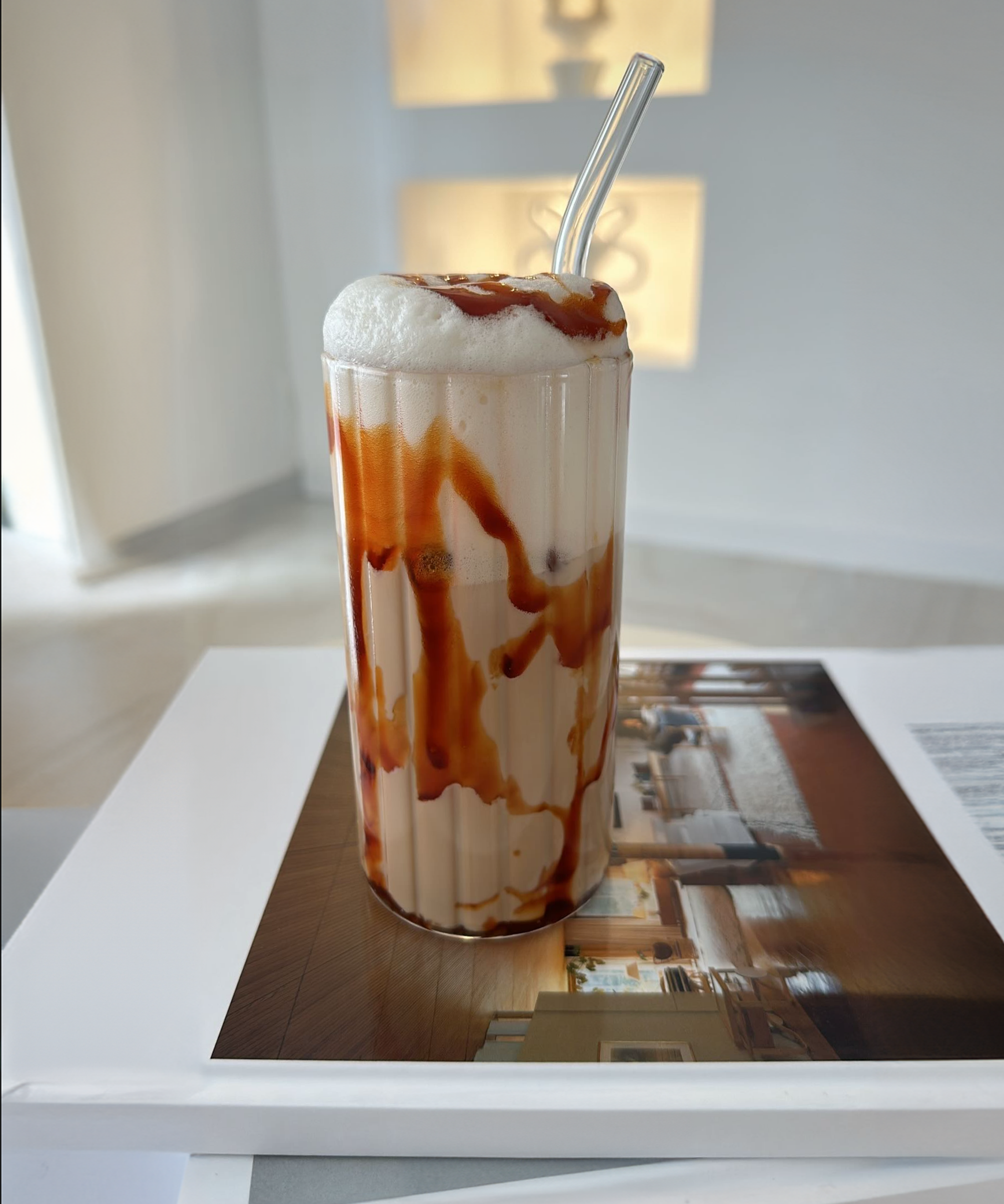 Großes Glas Streifen-Design | Norway