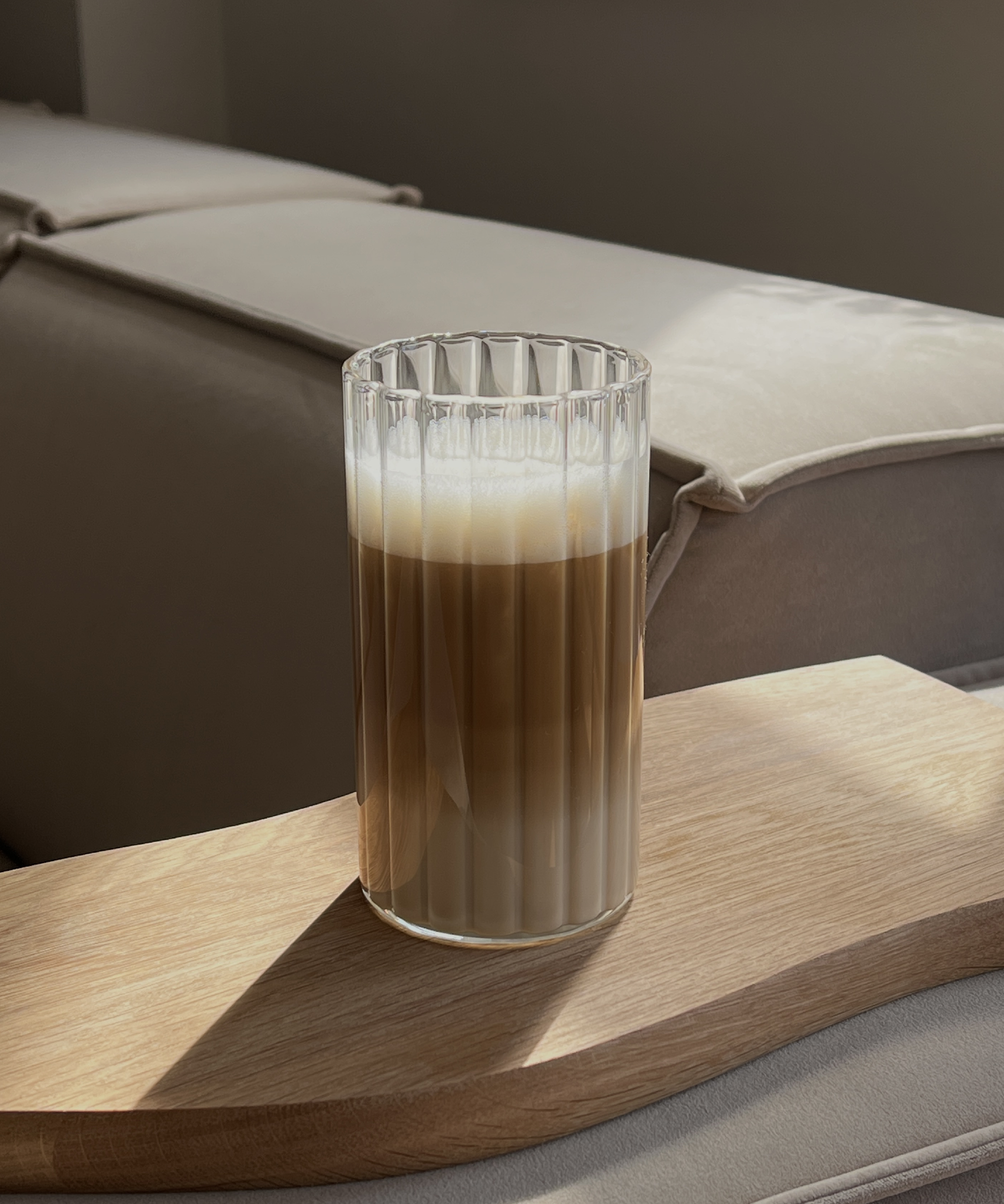 Großes Glas Streifen-Design | Norway