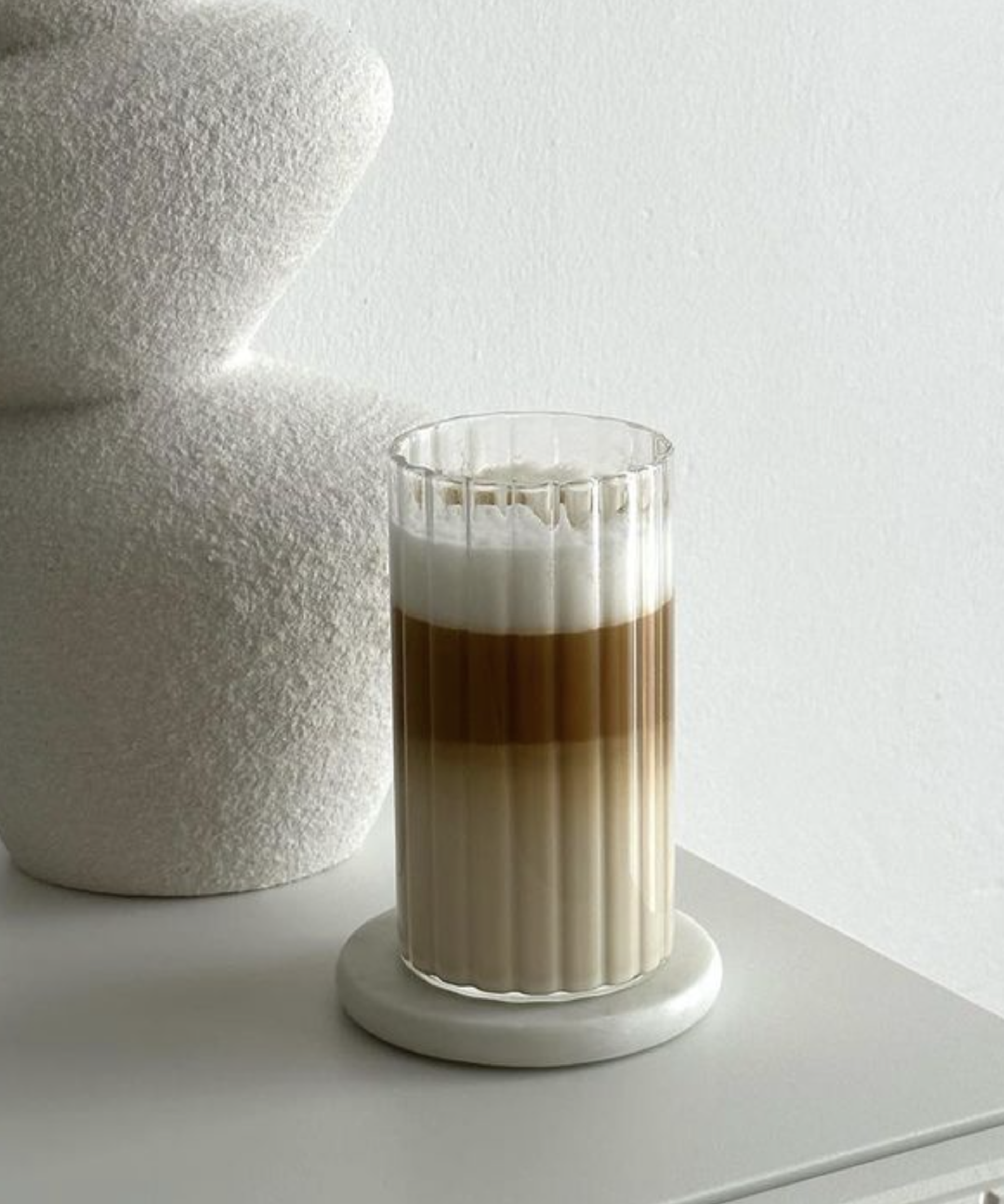 Großes Glas Streifen-Design | Norway