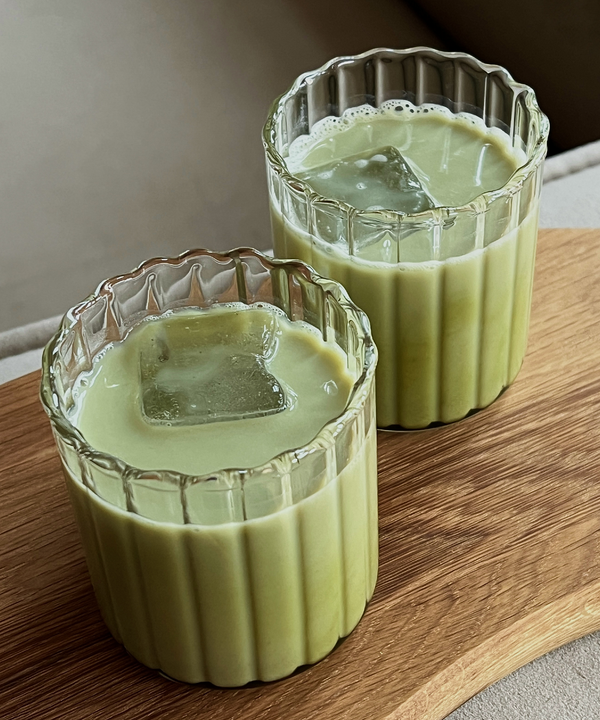 Wasserkaraffe & Gläser-Set Streifen-Design | Norway