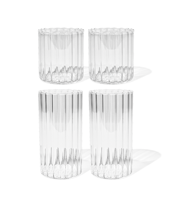 Gläser-Set Streifen-Design | Norway
