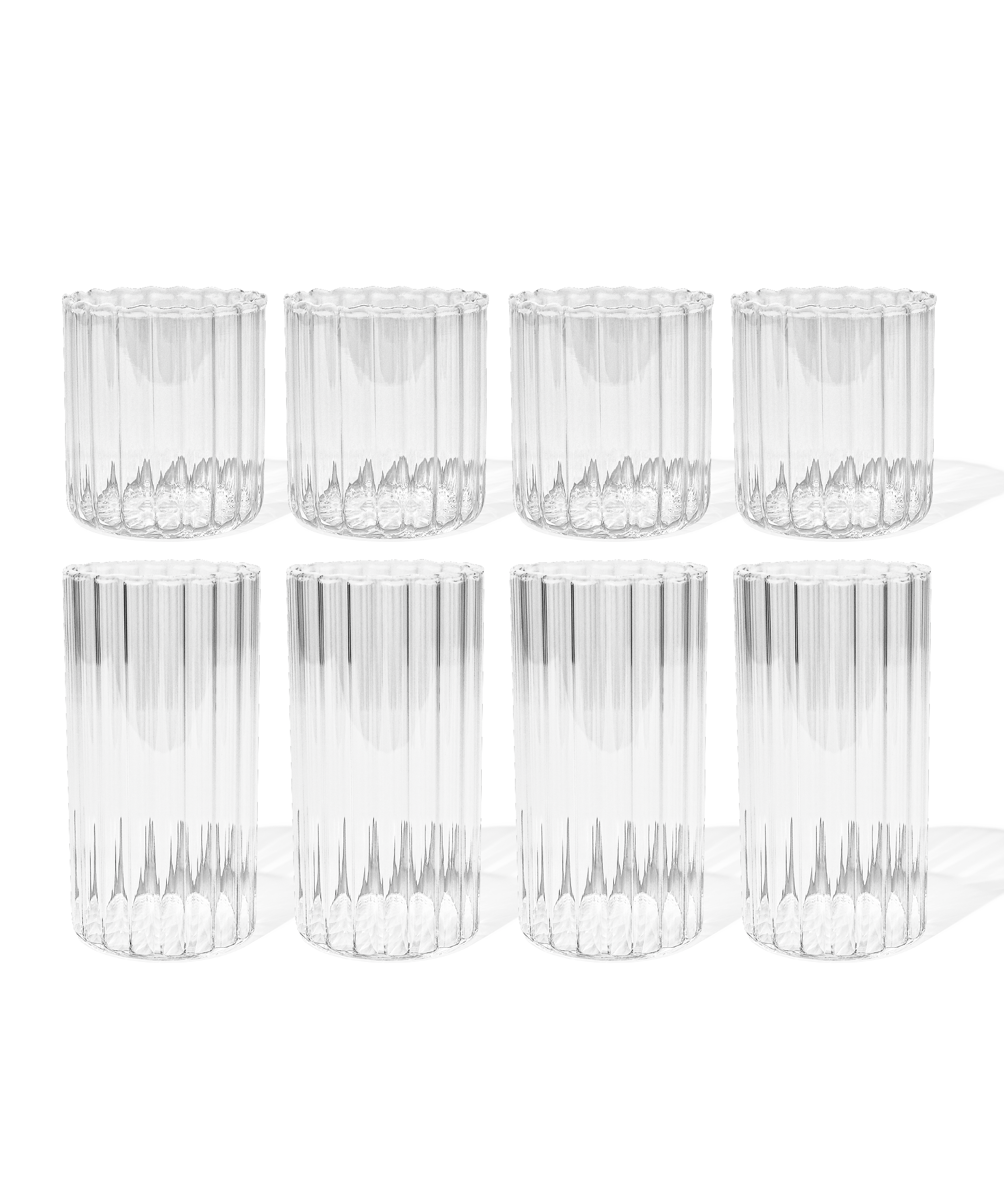 Gläser-Set Streifen-Design | Norway