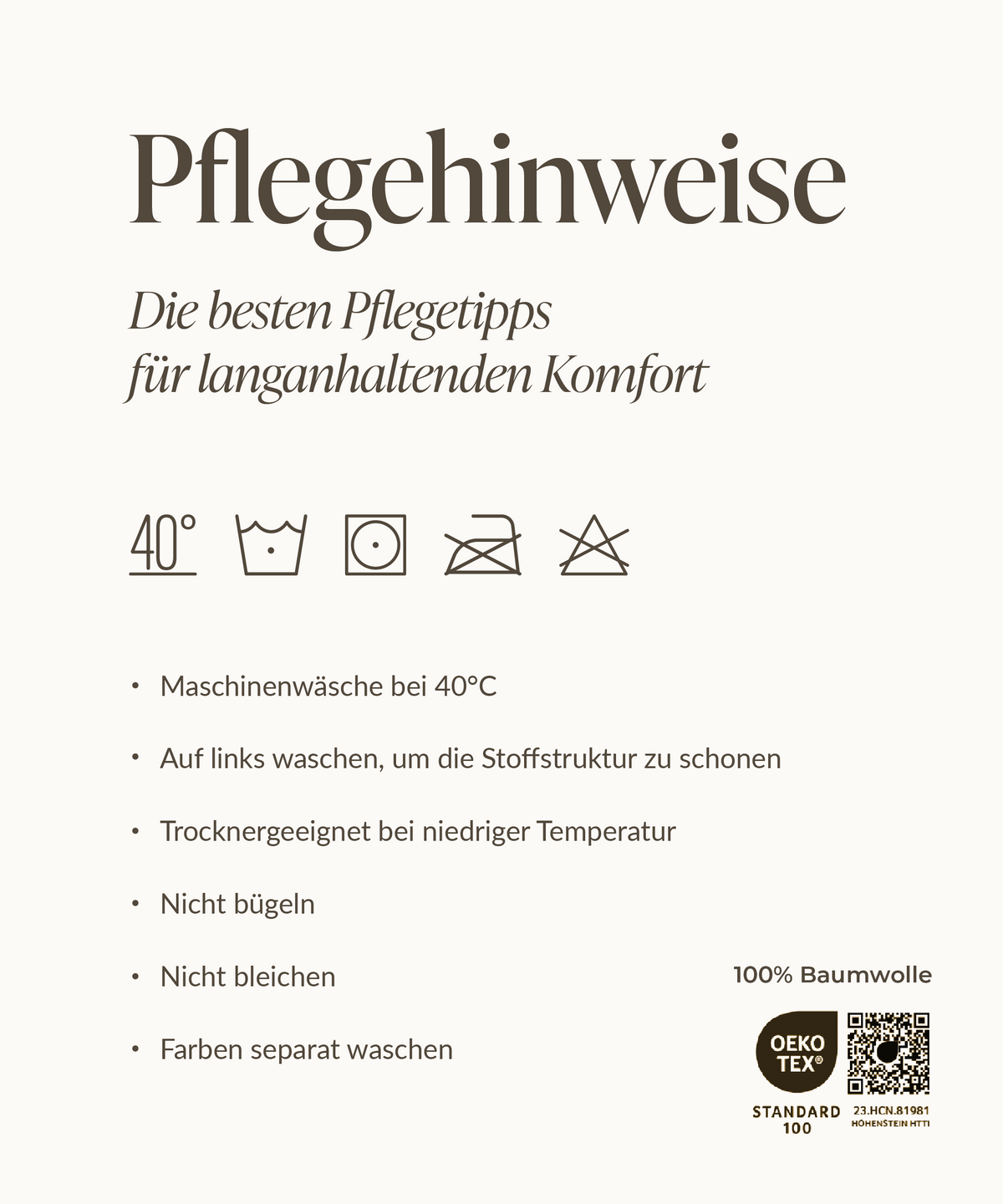 Musselin Doppelbettwäsche in Weiß, Serie Haven – Seitenansicht