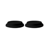 To-Go Becher Silikon-Deckel im 2er Set Schwarz | Brooklyn