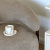 Silikon Untersetzer im organischen Design Beige | Elou