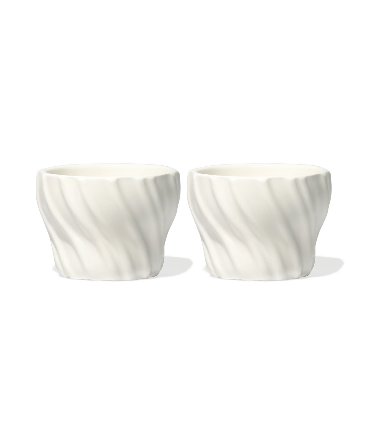Keramik Becher mit Wellenstruktur – kaia collection von 7 O'CLOCK