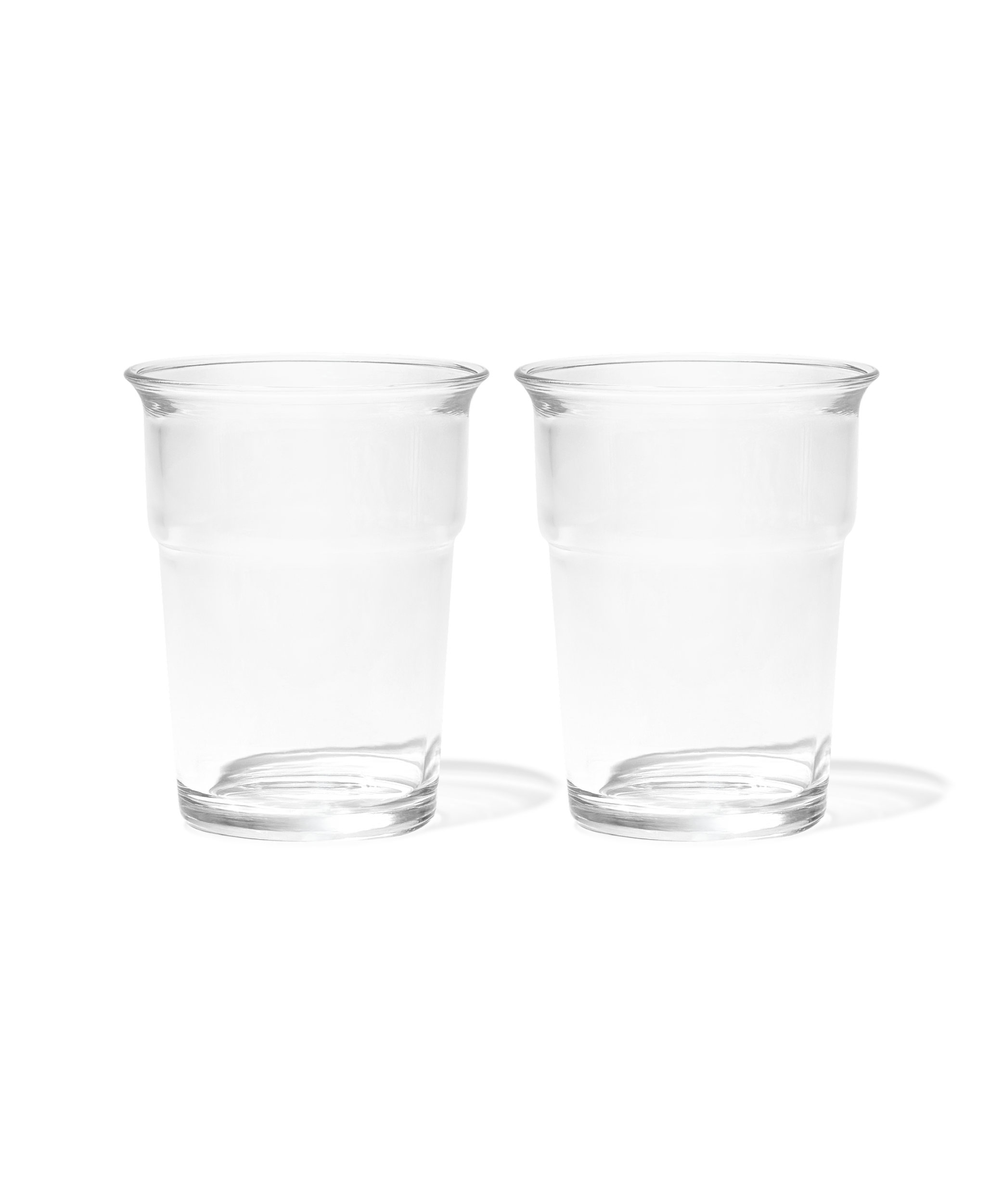 Klares Trinkglas im To-Go Design | Liva