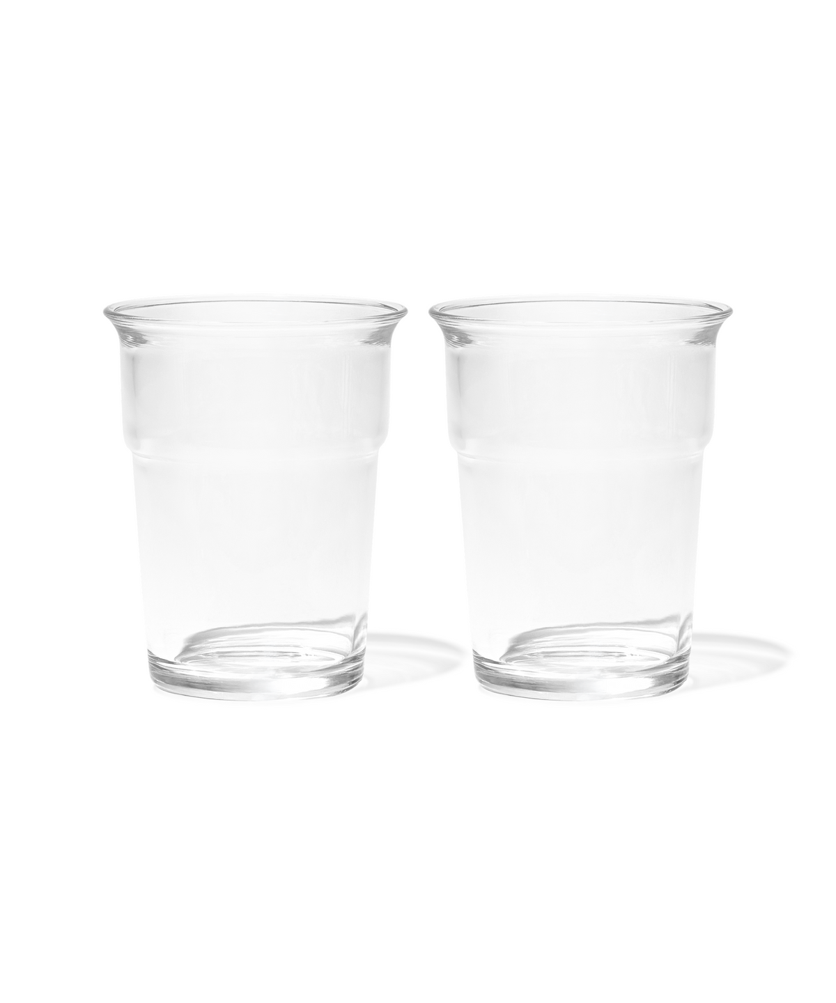 Klares Trinkglas im To-Go Design – liva collection von 7 O'CLOCK