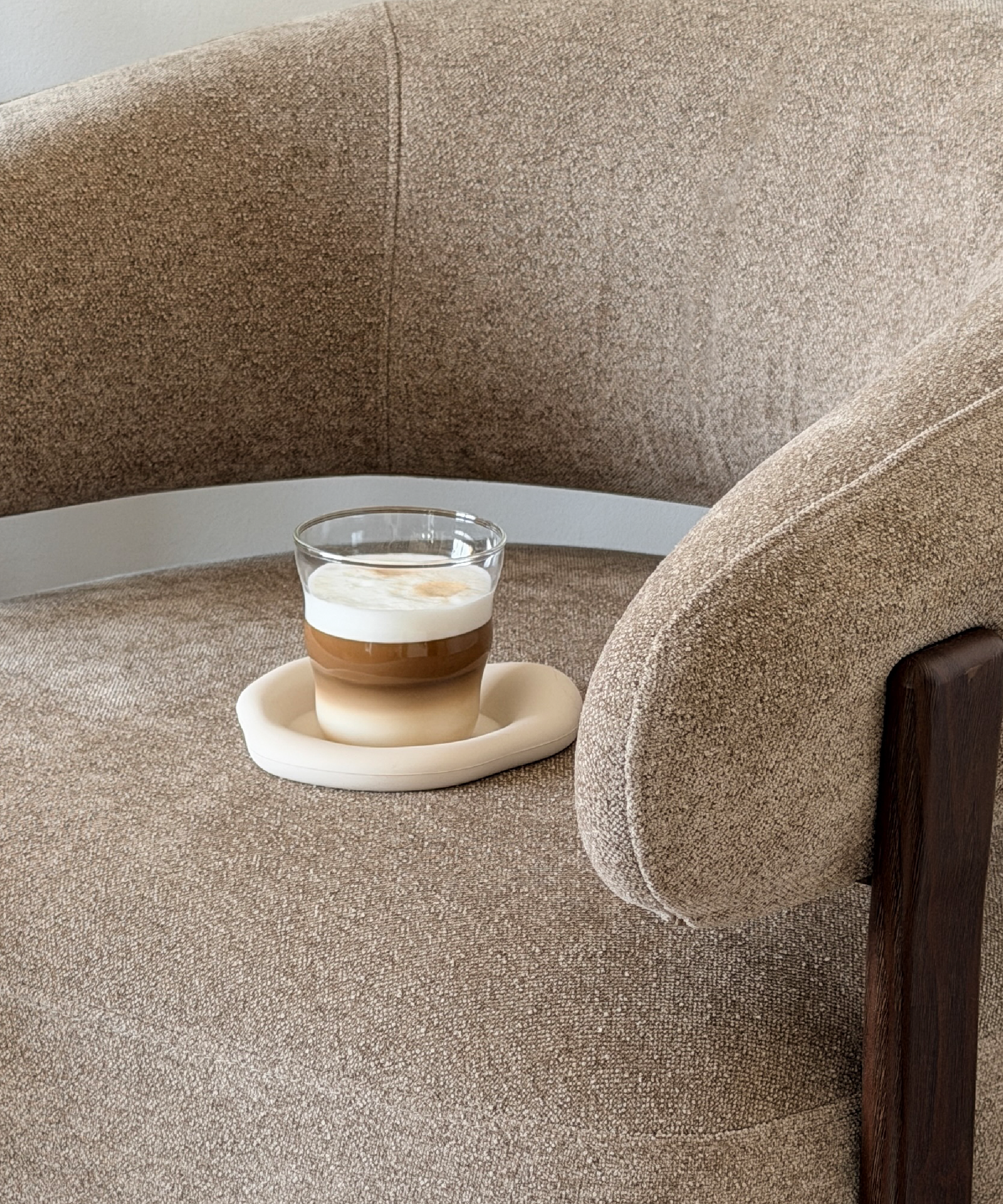 Kleines Trinkglas im Wellen-Design | Capri