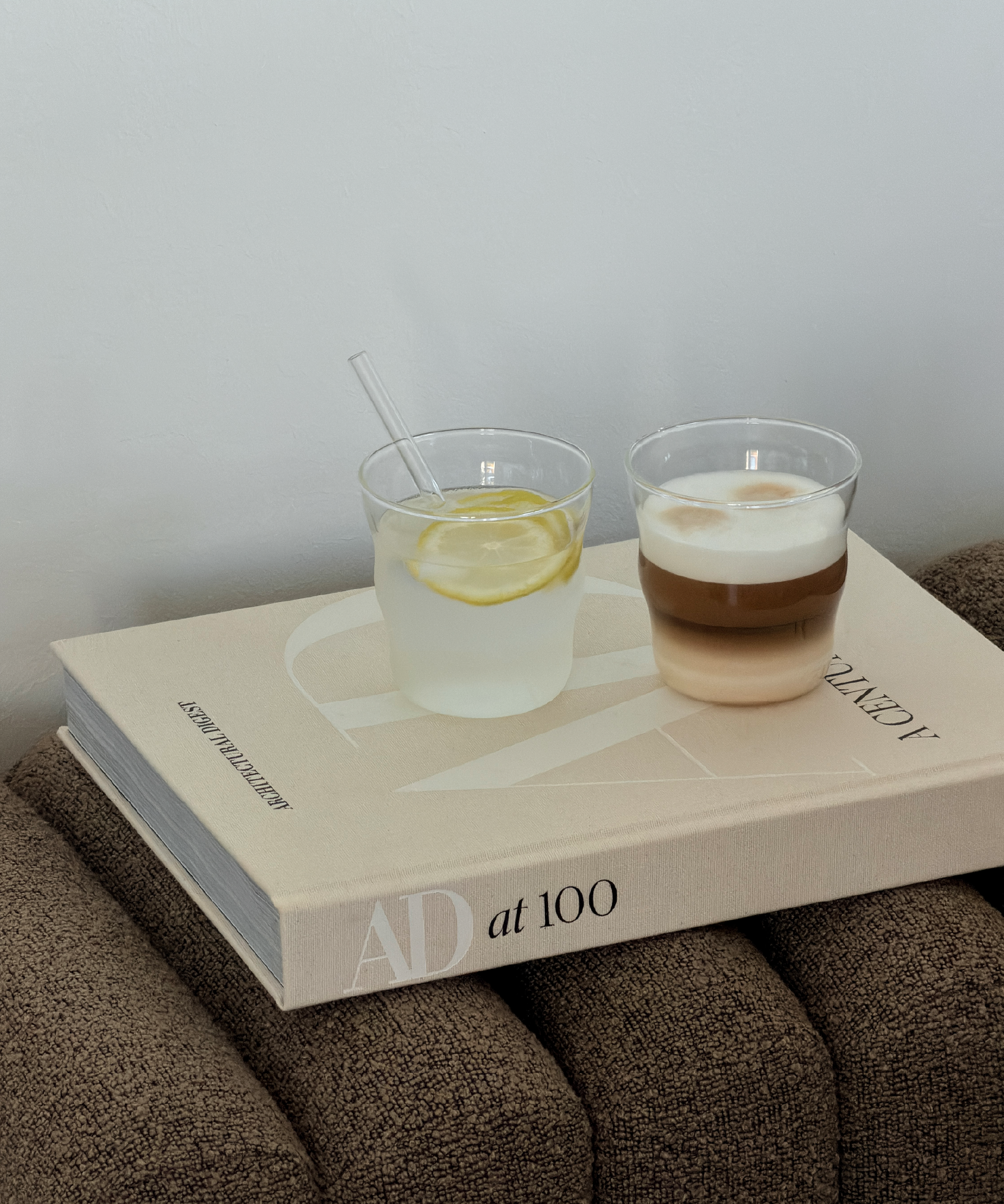Kleines Trinkglas im Wellen-Design | Capri