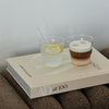 Kleines Trinkglas im Wellen-Design | Capri