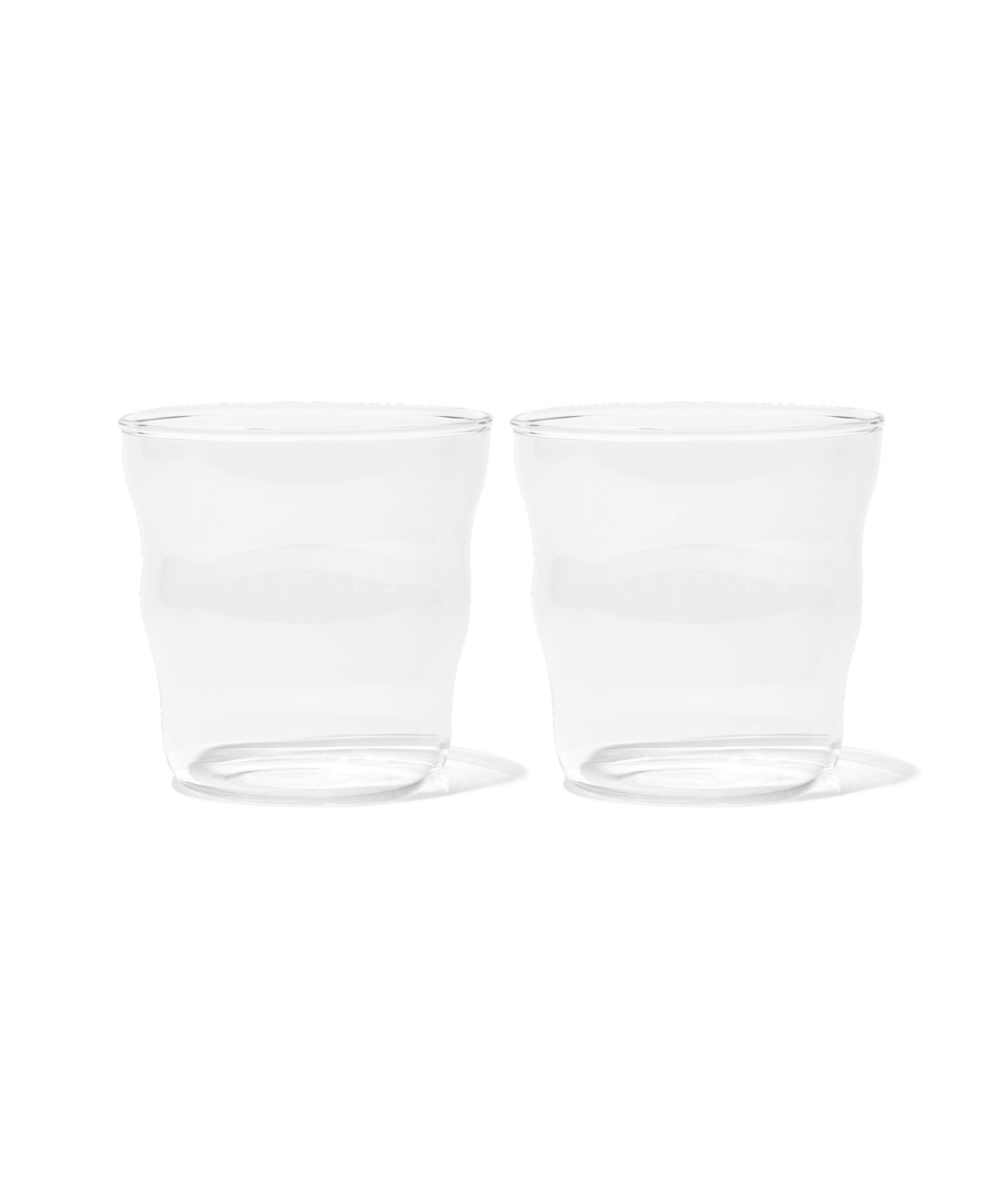 Kleines Trinkglas im Wellen-Design | Capri