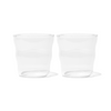 Kleines Trinkglas im Wellen-Design | Capri